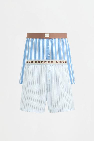 2-Pack striped boxer briefs — NAVY 6