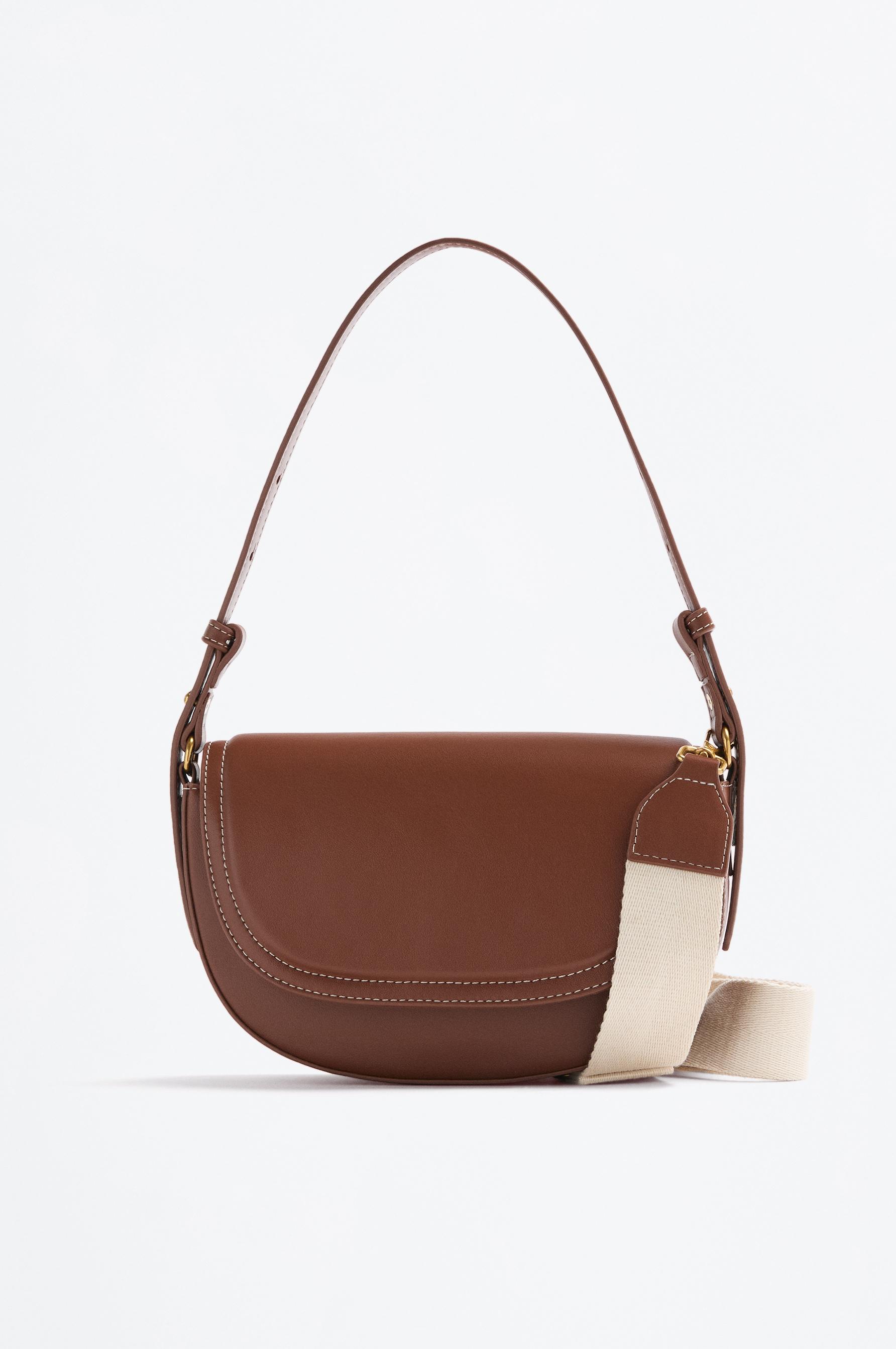 Bolso bandolera solapa doble asa