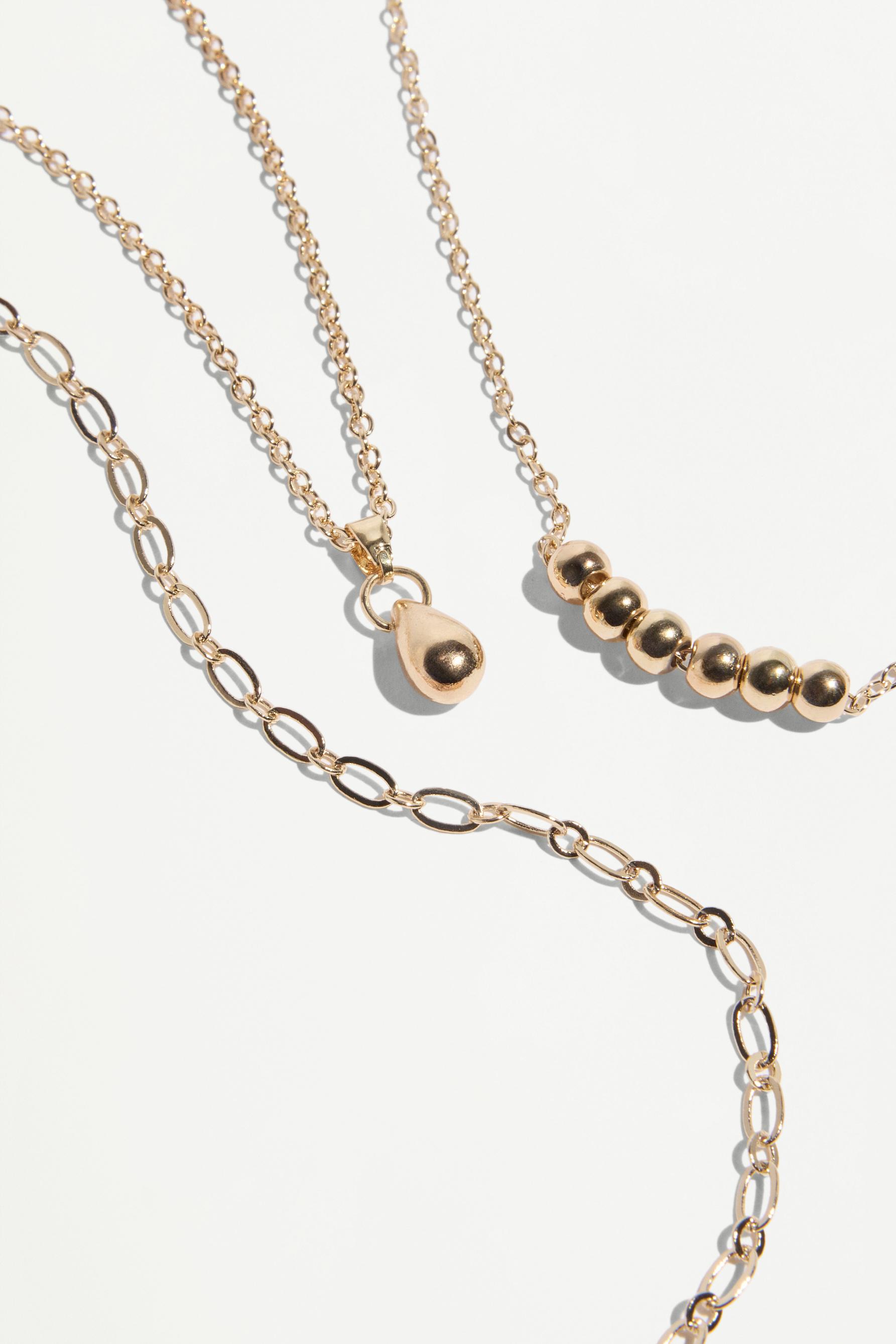 Assorted Necklaces (Pack of 3) — GOLDEN