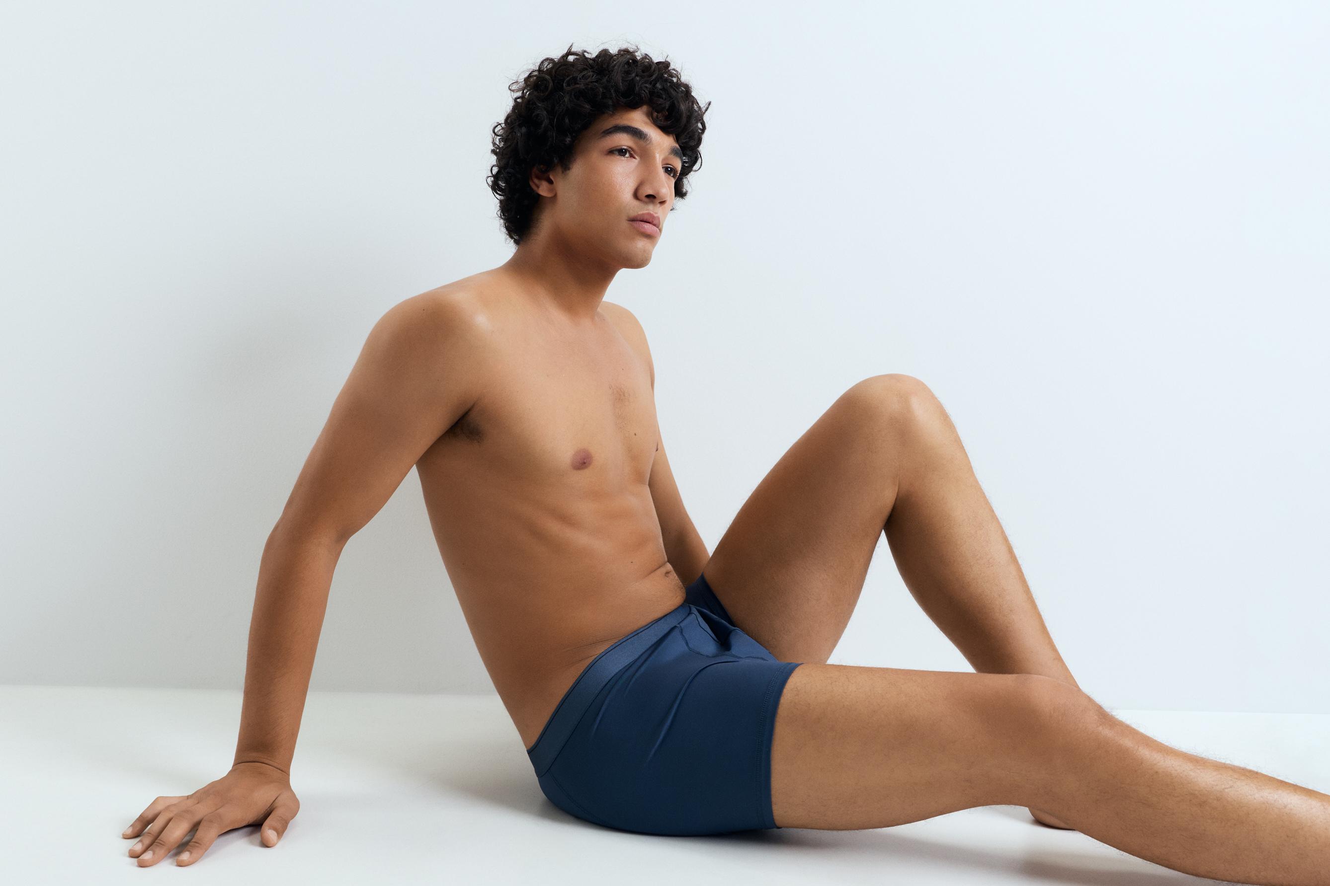 Microfibre boxers (Pack 3) — SKY BLUE