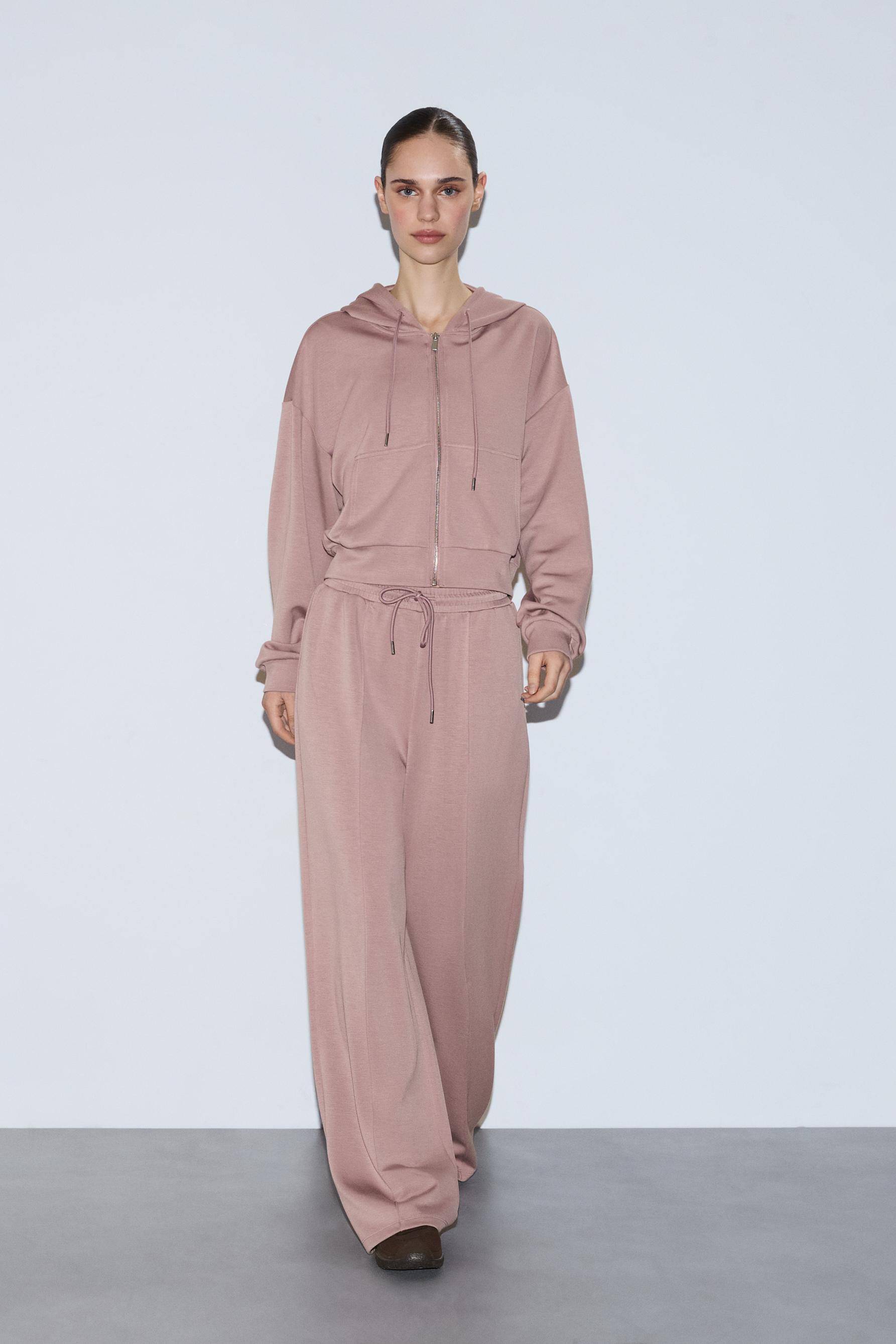 Pantalón felpa fluida