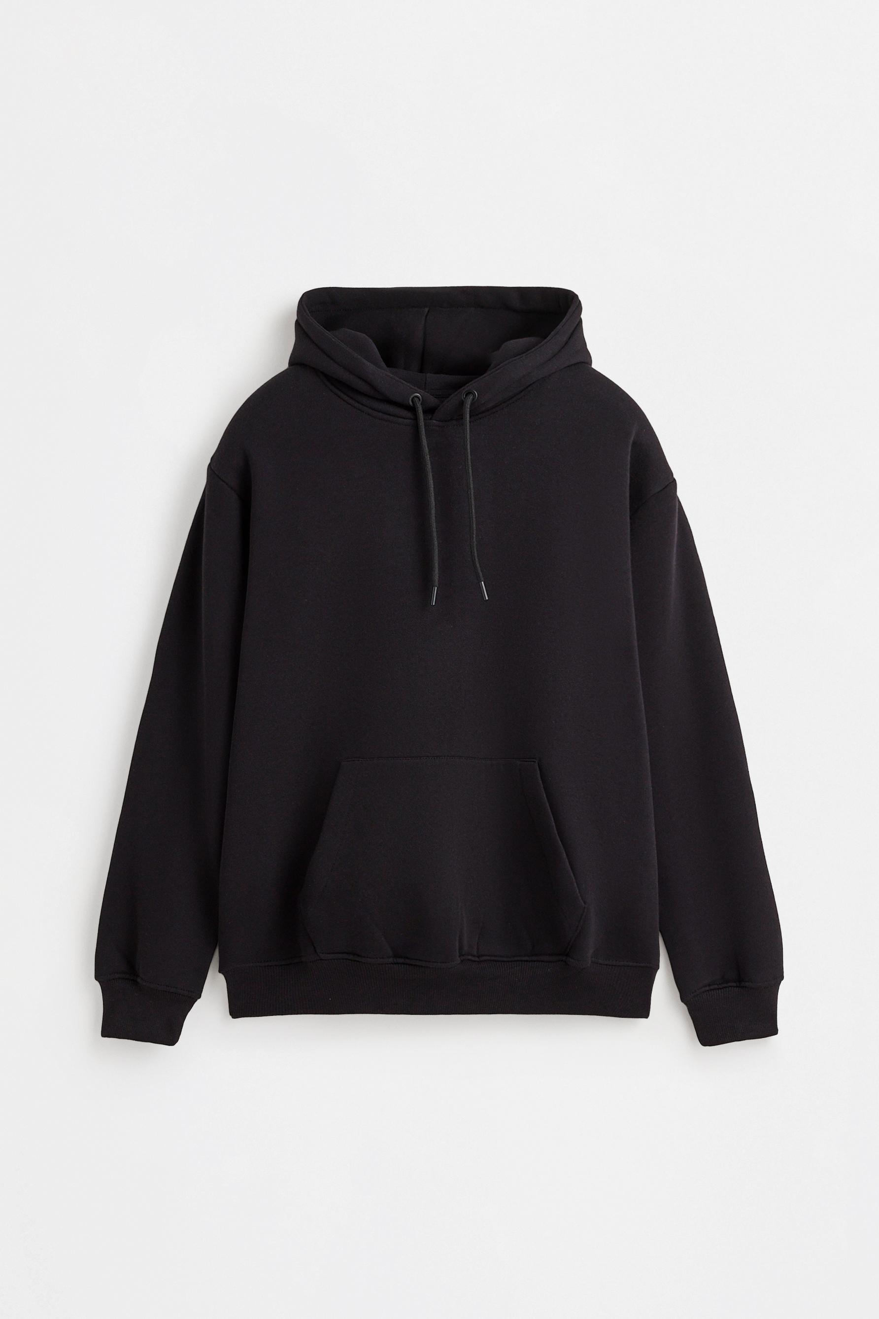 Basic hoodie — BLACK