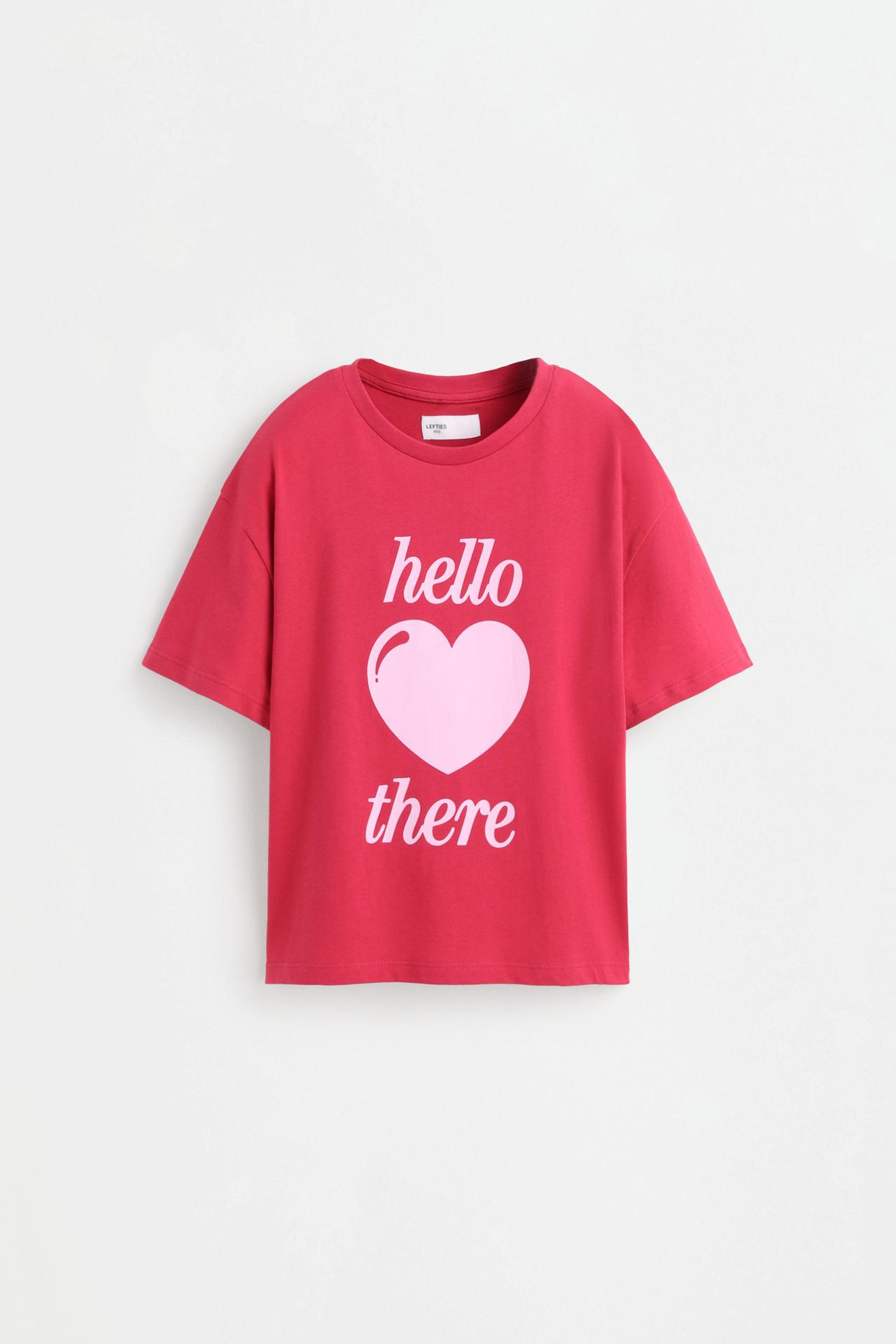 Printed T-shirt — RED