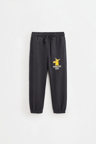 Pikachu Pokémon™ fleece sweatshirt and joggers set — ANTHRACITE GREY 3