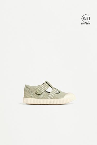 BAREFOOT FABRIC SNEAKER — GREEN 1
