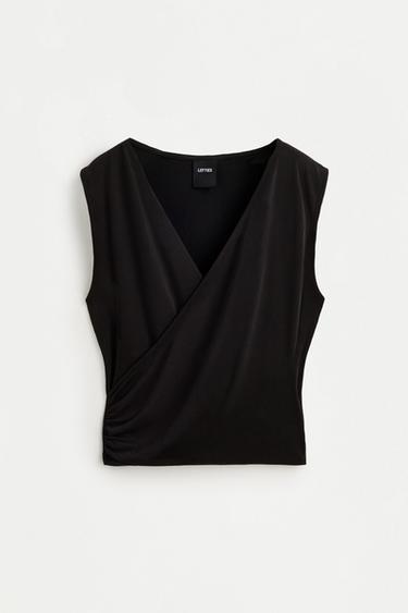 Crossover sports top — BLACK 6