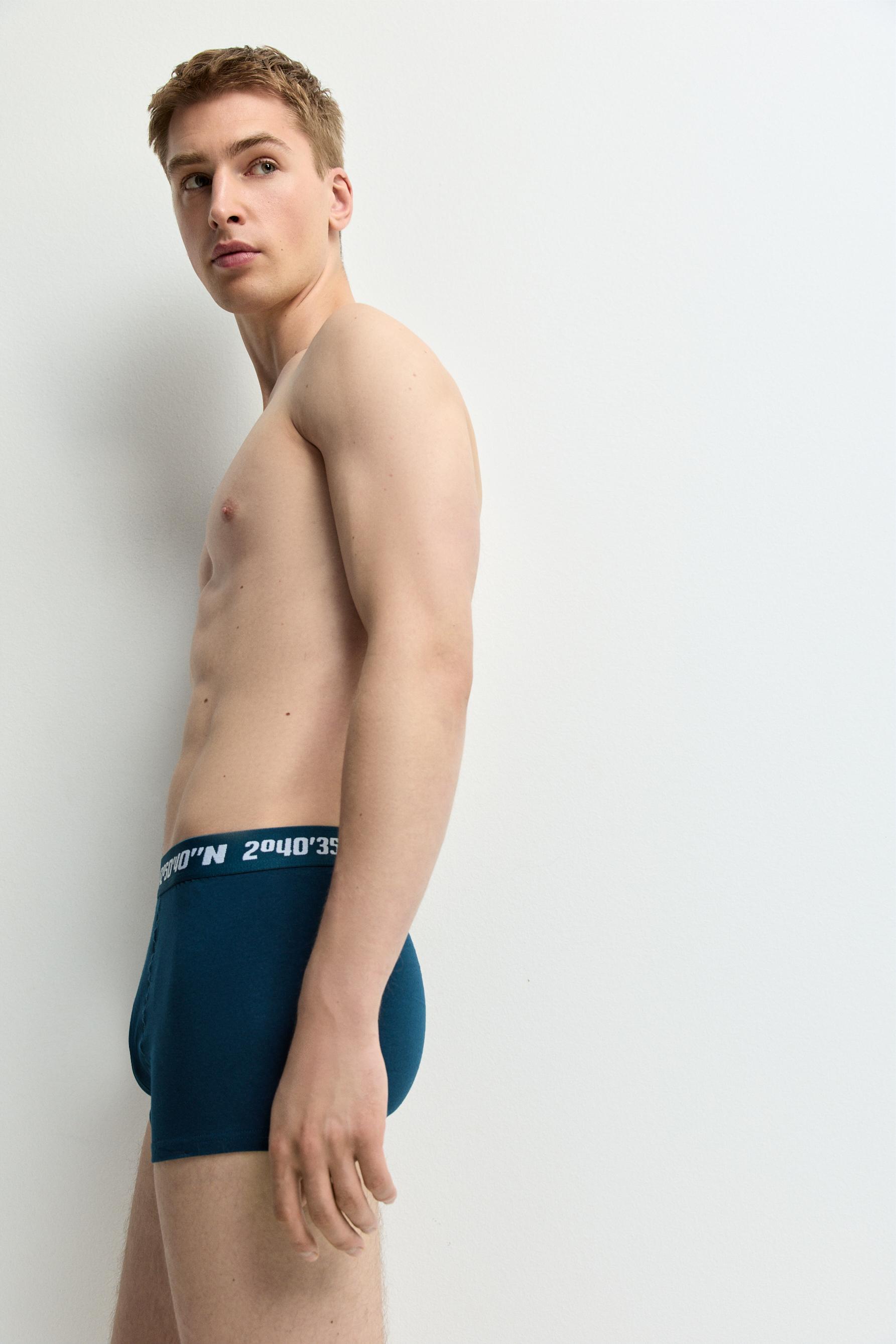 Contrast boxers (Pack of 5) — GREY TONES