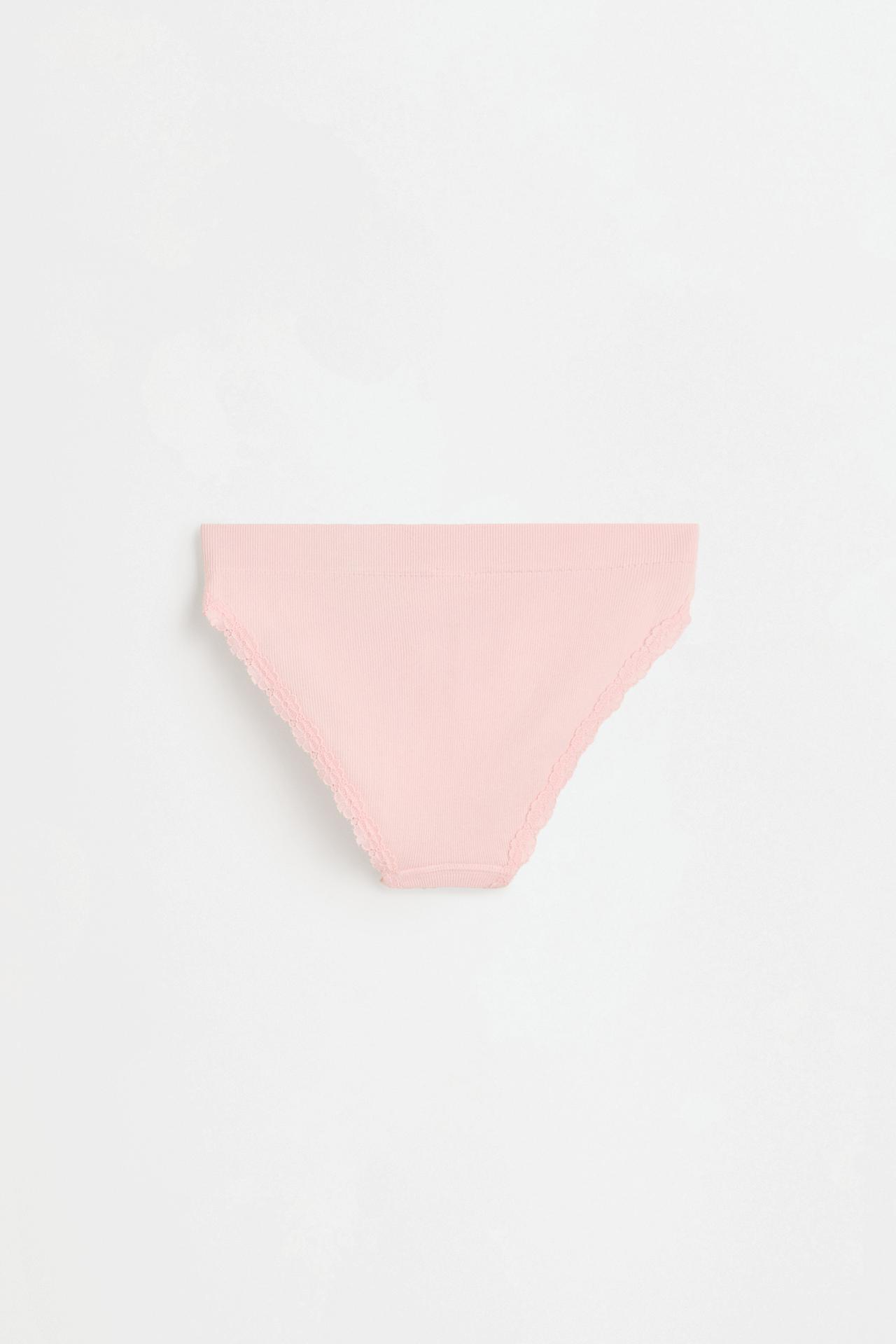 Floral lace briefs (3-pack) — PINK