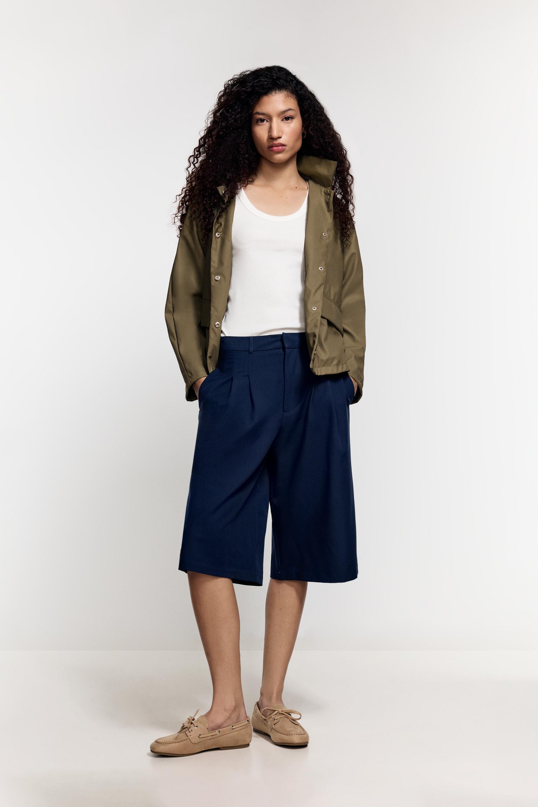 Rubberised parka — KHAKI