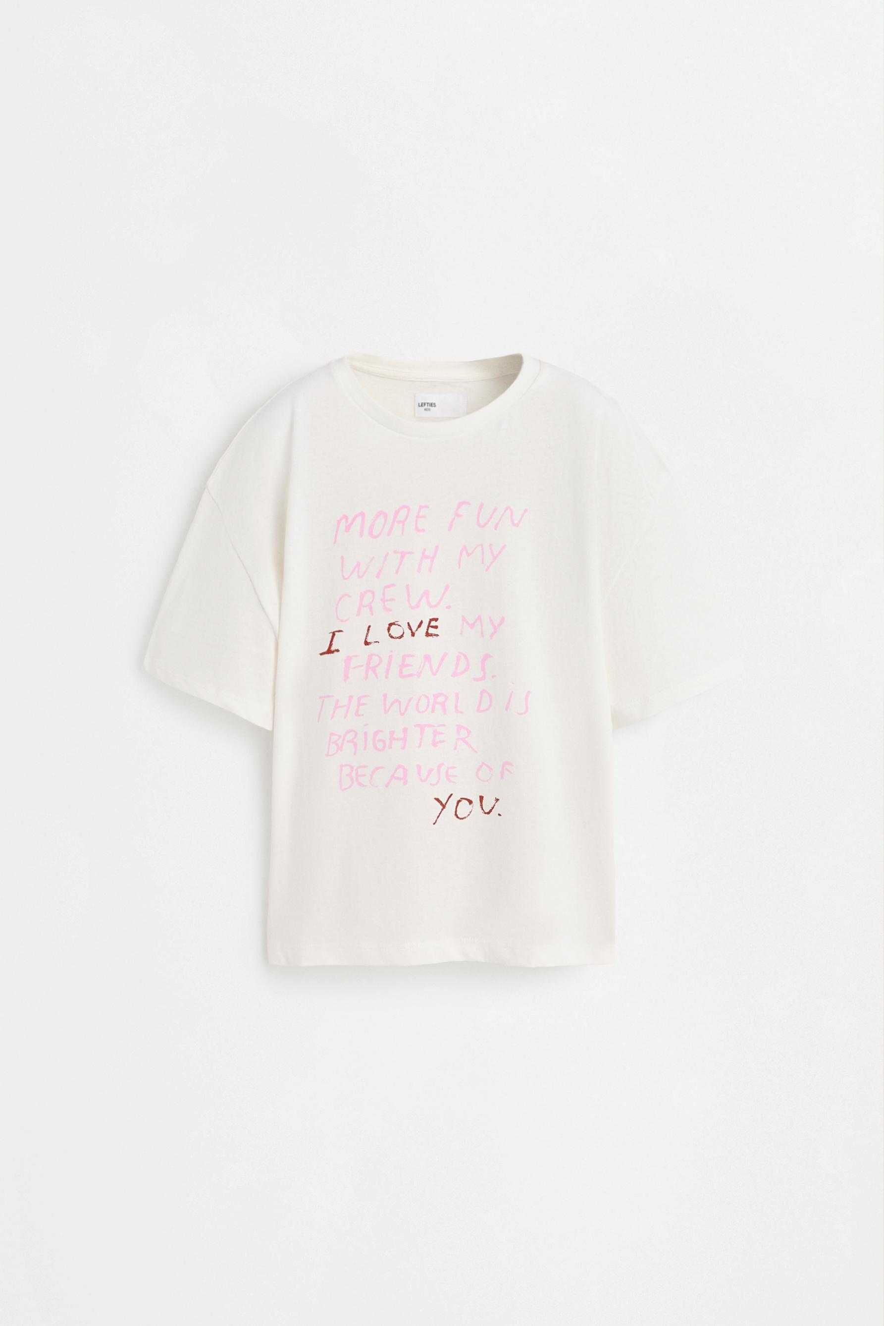 Printed T-shirt — WHITE