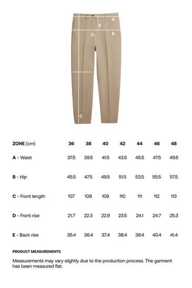 100% linen suit trousers — BROWN 8
