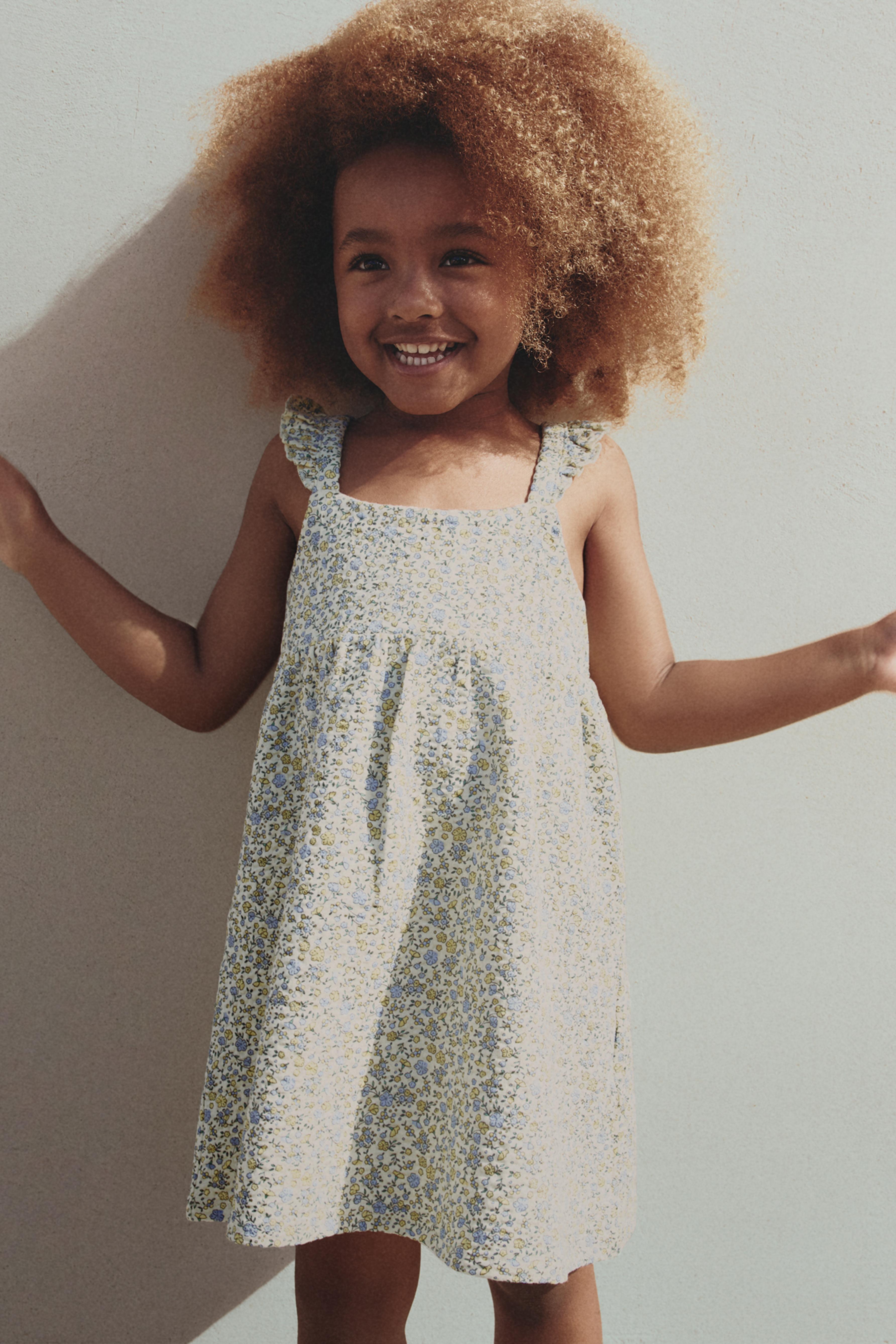 Dress with back tie — PALE YELLOW