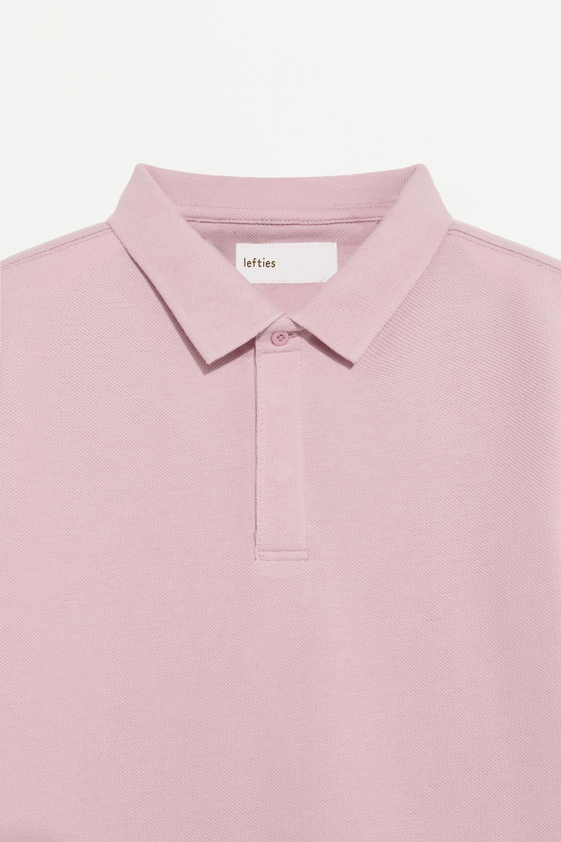 Basic polo shirt — MAUVE