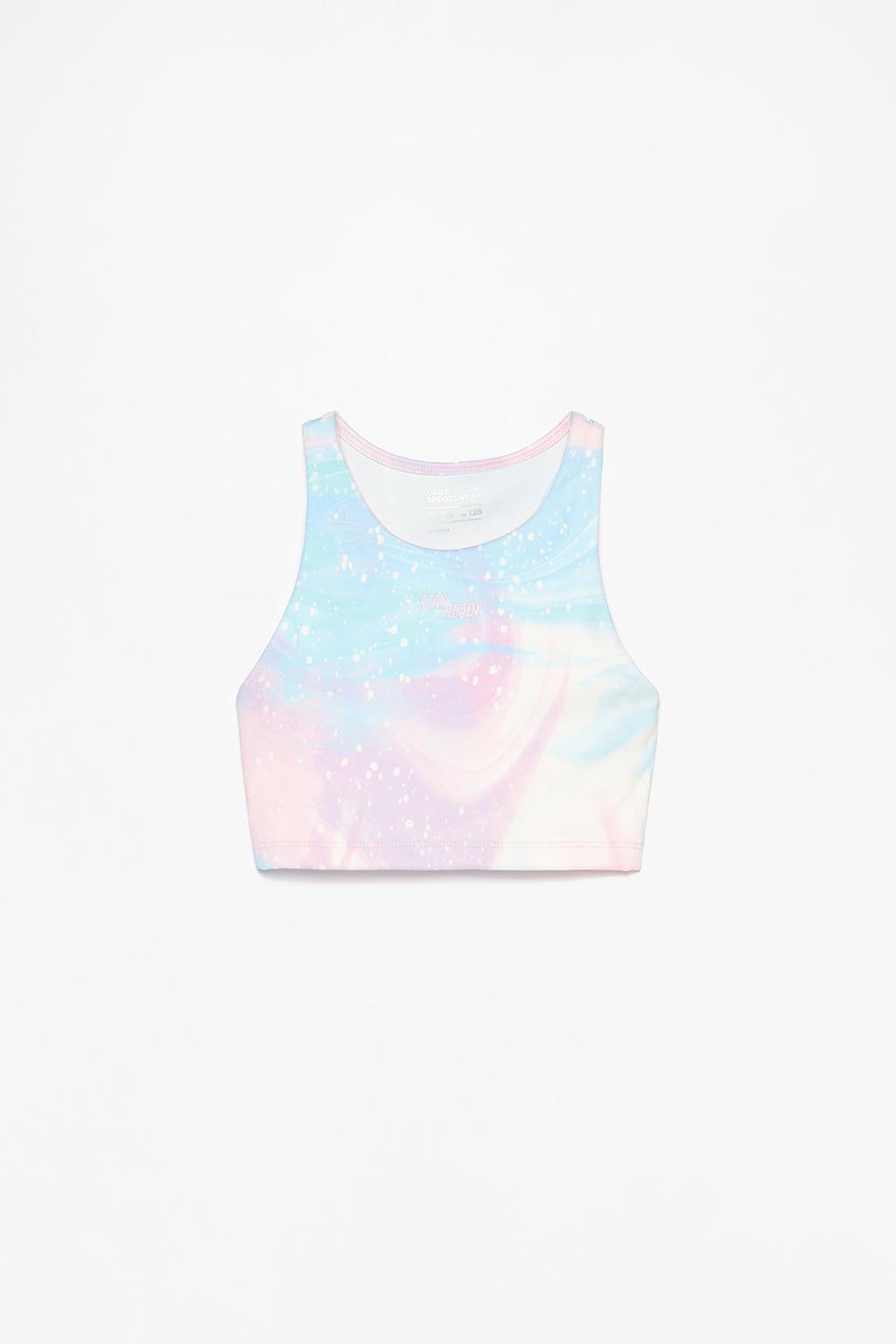 Printed sports top