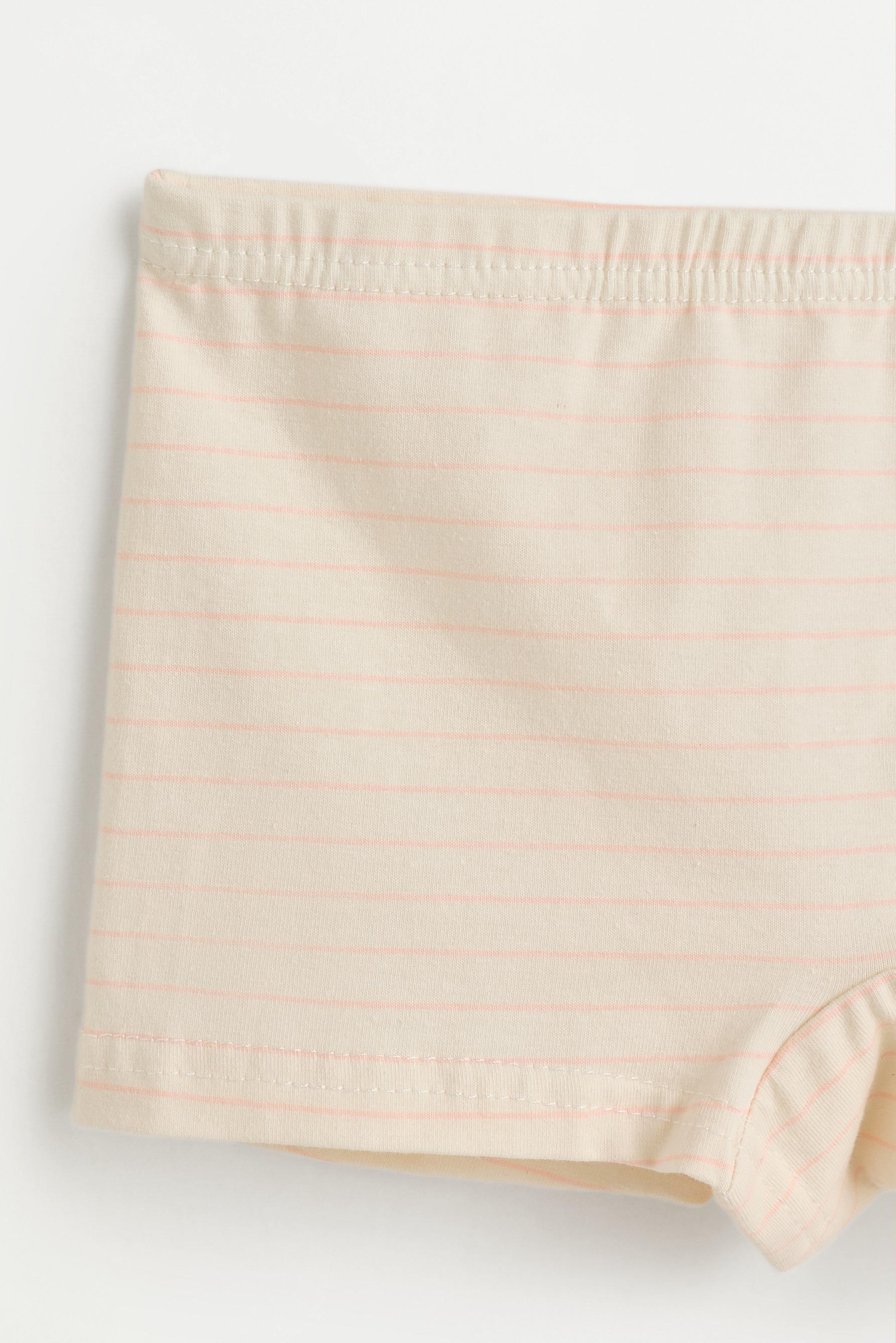 Butterfly Print Boxer Briefs (5-Pack) — PINK