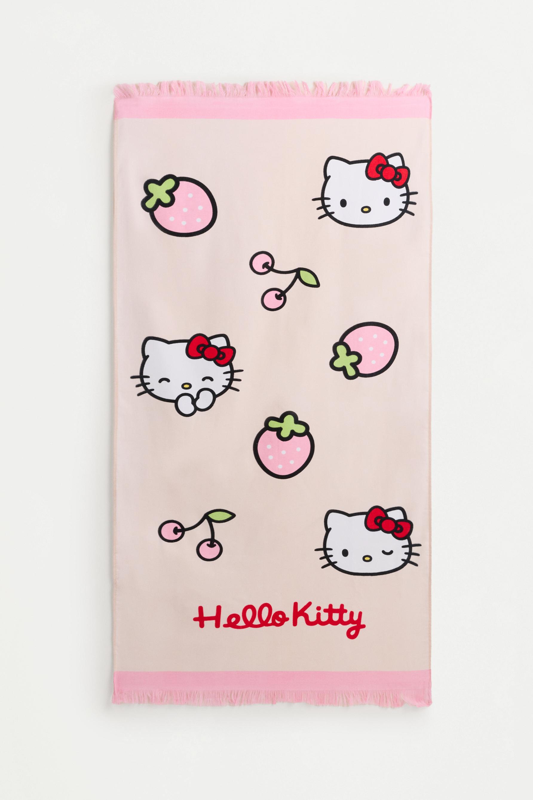 Hello Kitty ©SANRIO sarong towel — BEIGE