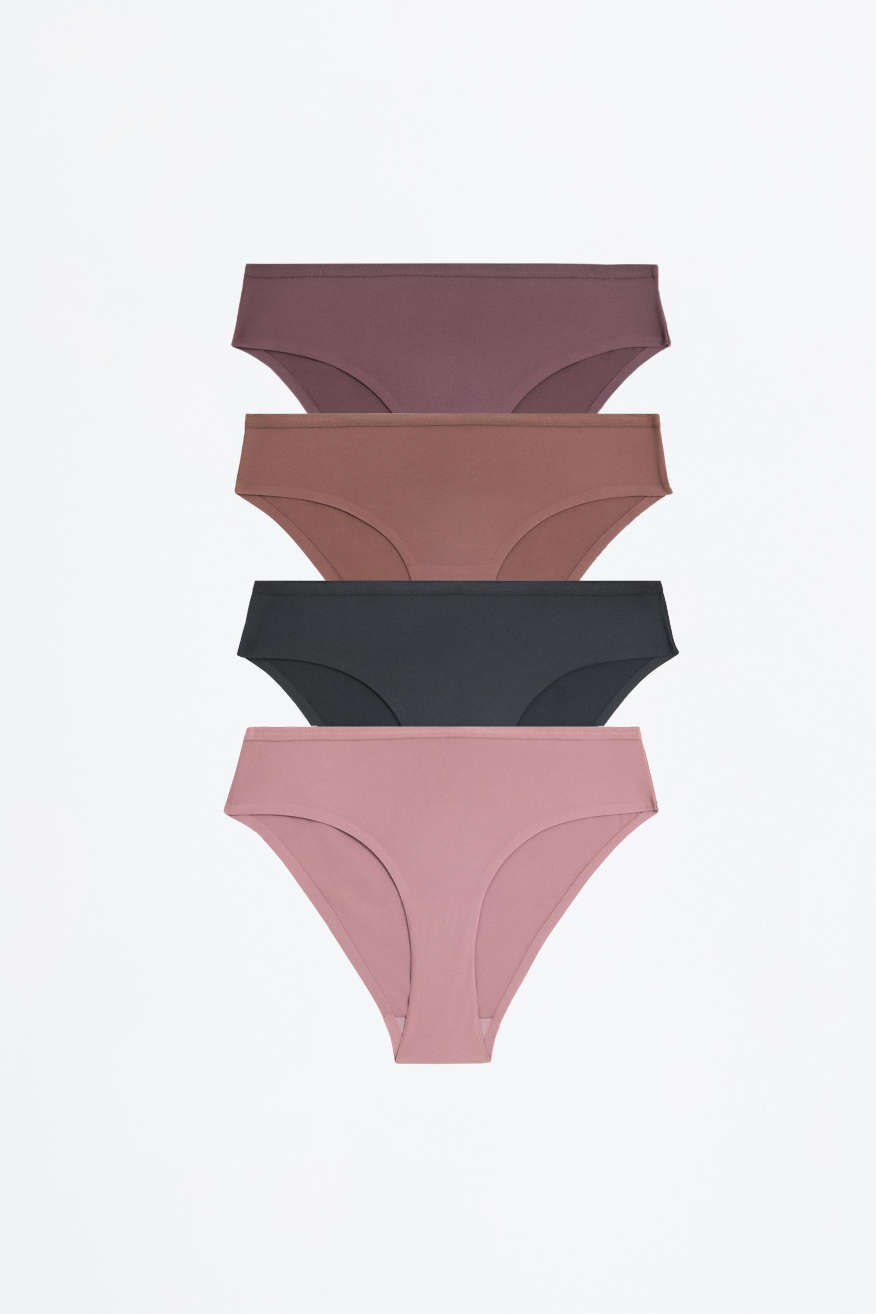Assorted classic briefs (4-Pack) — DARK BROWN