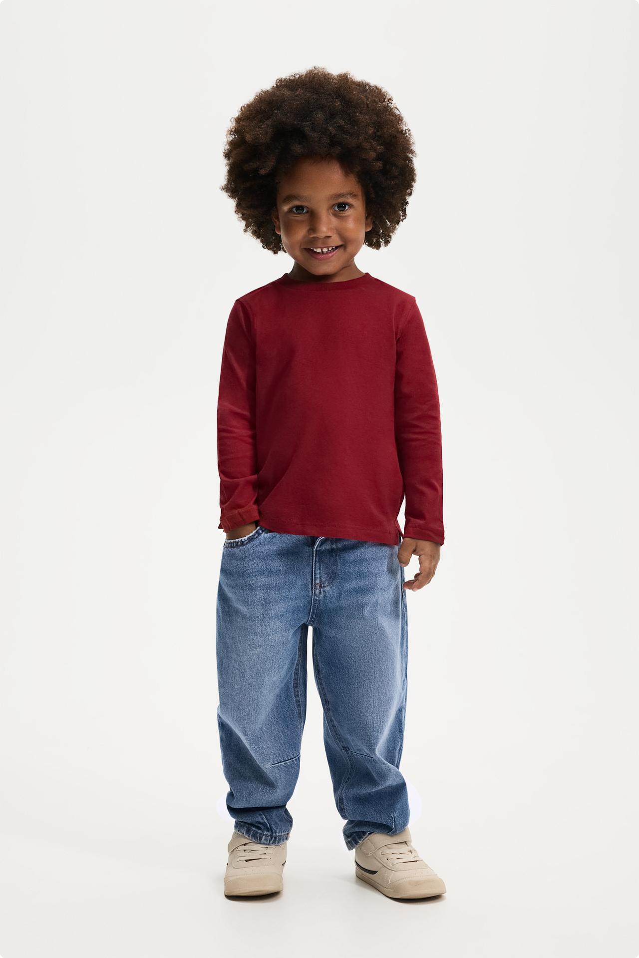 Balloon fit jeans — BLUE