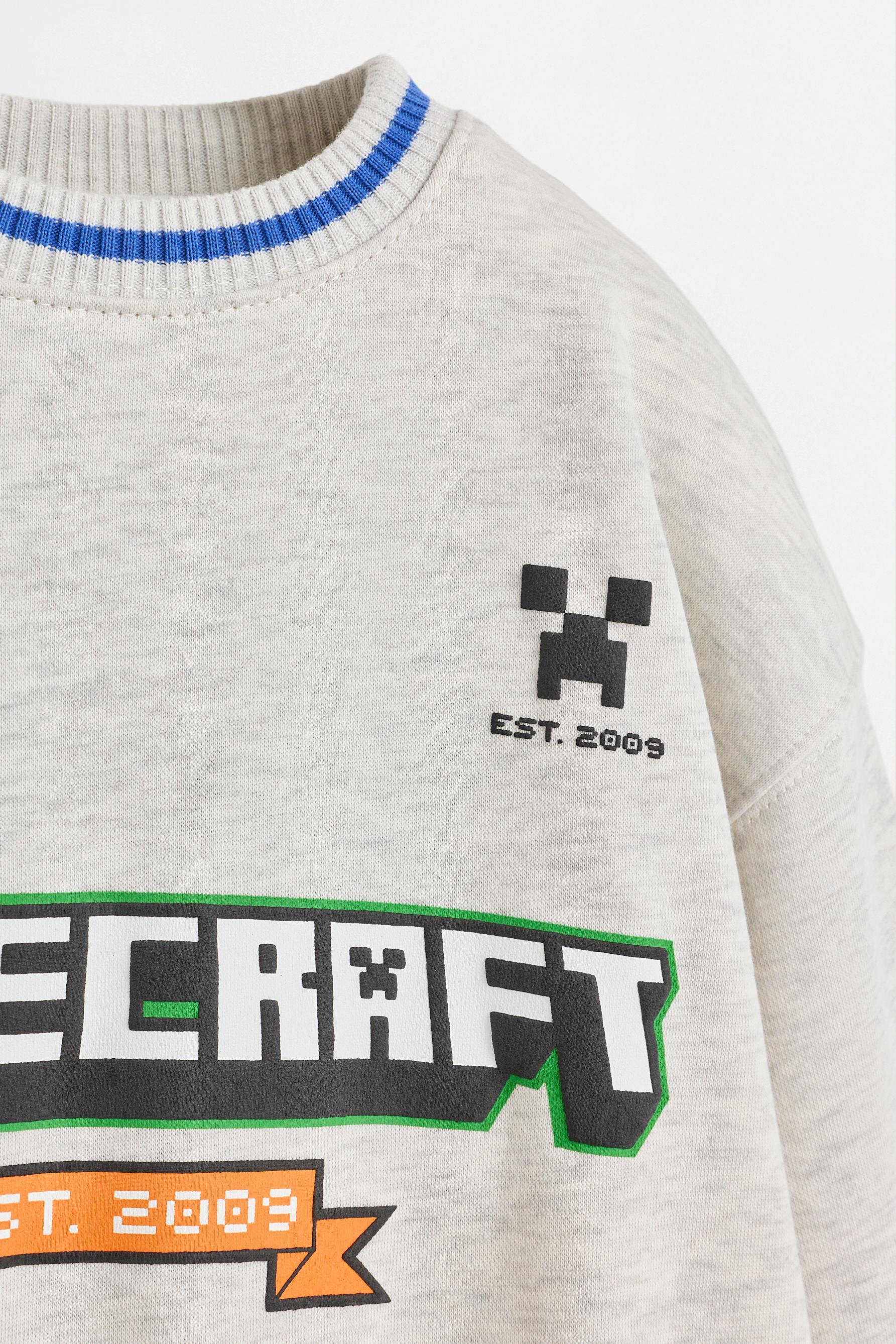 Minecraft sweatshirt — GREY MARL