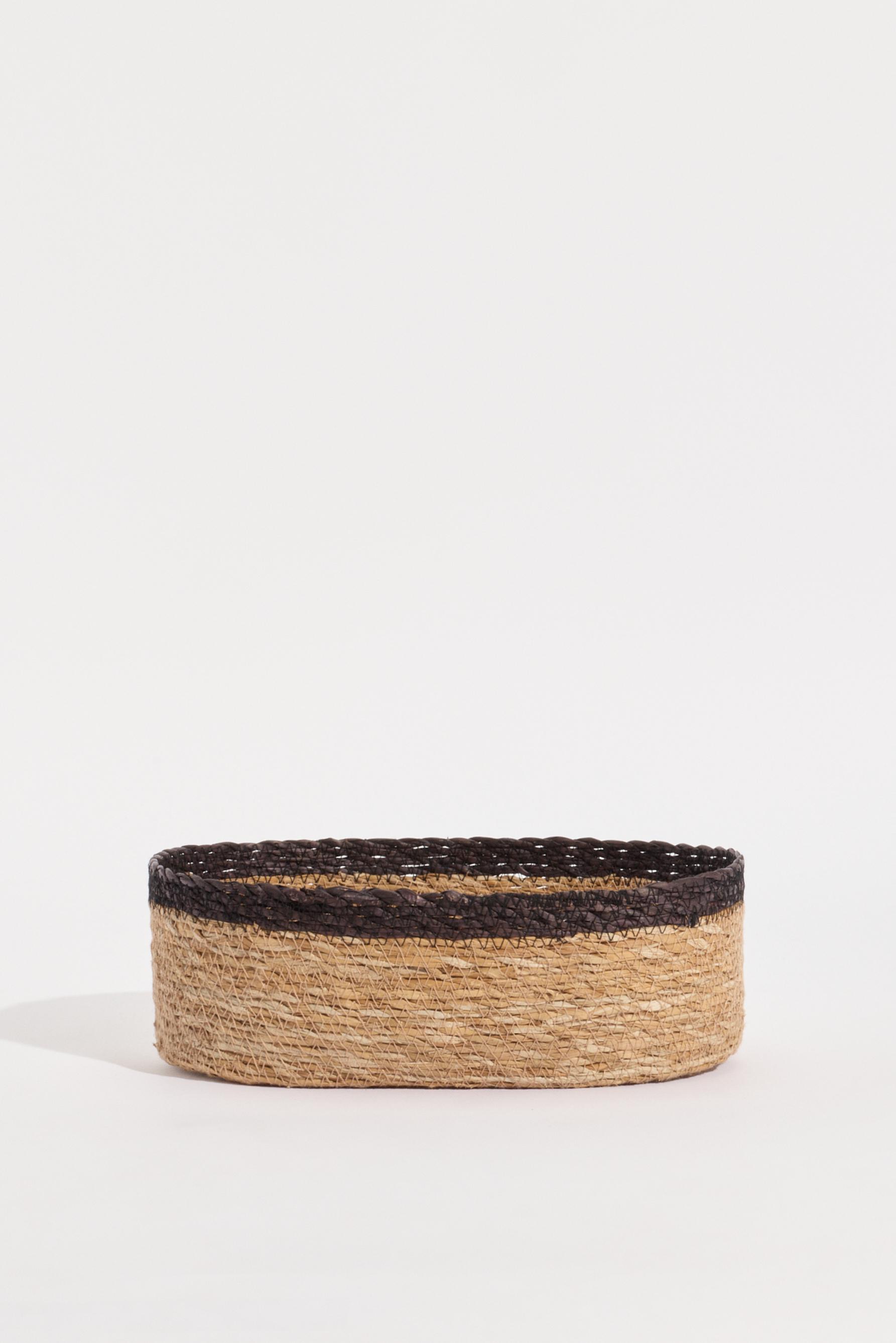 Cesta ovalada contraste 30 cm