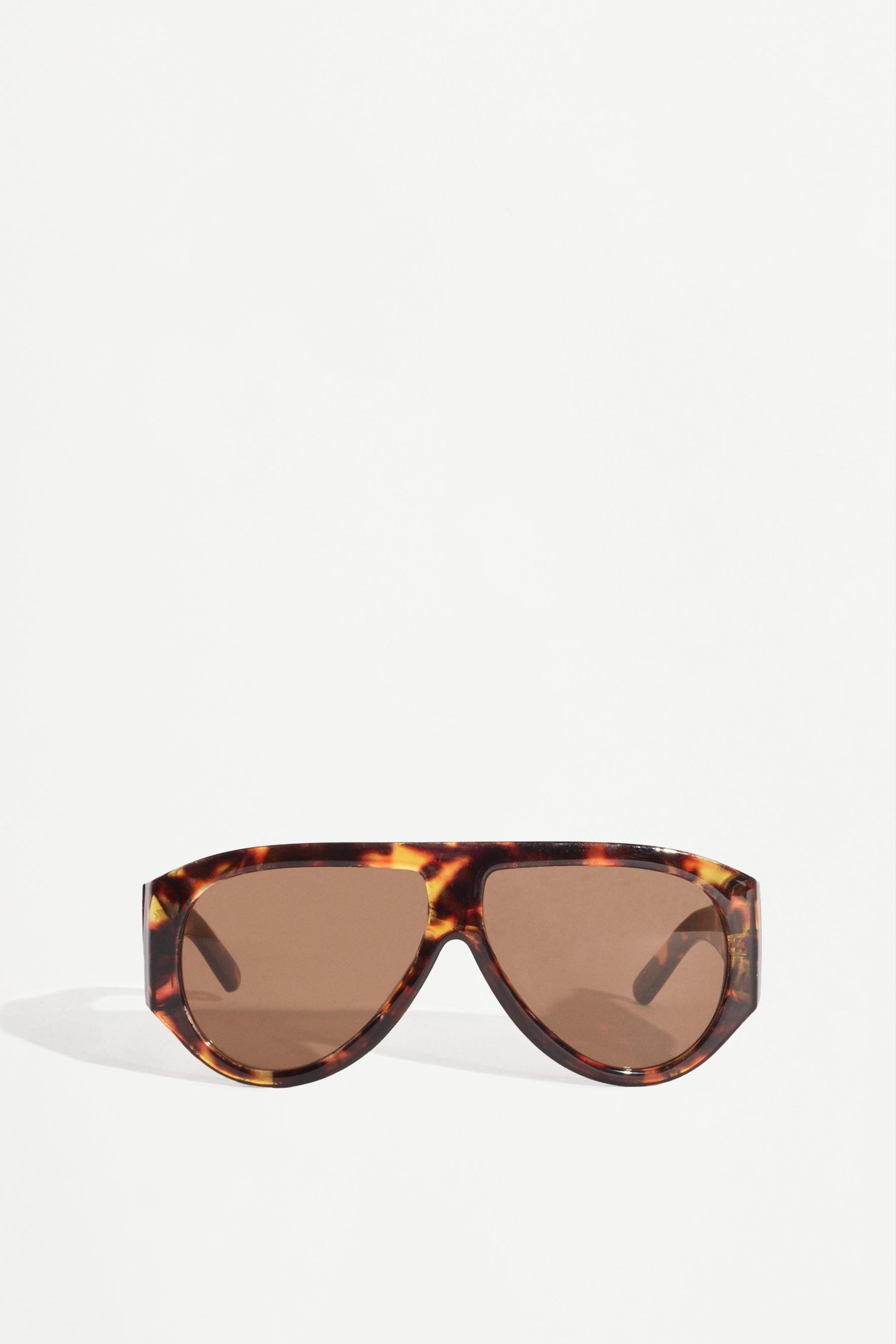 Tortoiseshell aviator sunglasses — TORTOISESHELL