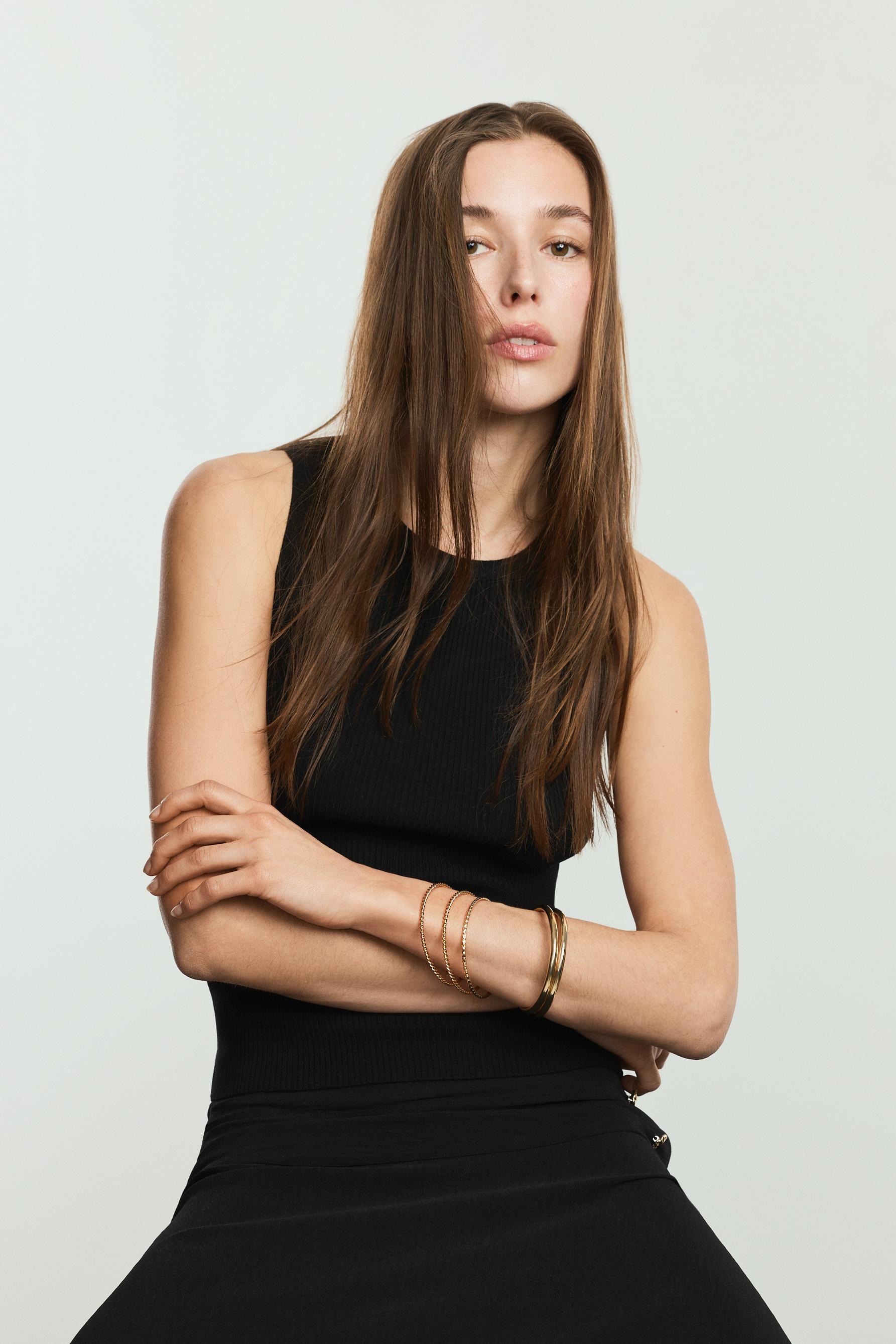 Pack of 5 metallic bracelets — GOLD
