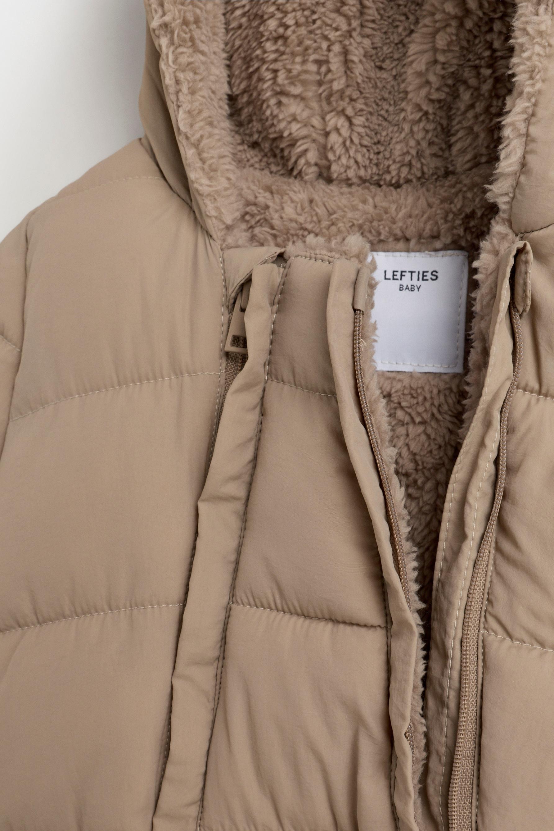 Quilted one-piece suit — MINK