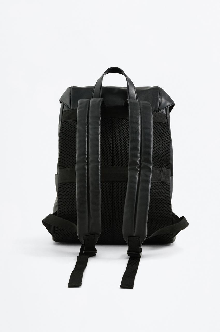 asos smart leather backpack black Sloan and built for everyday ASOS Mens work smart shoulder