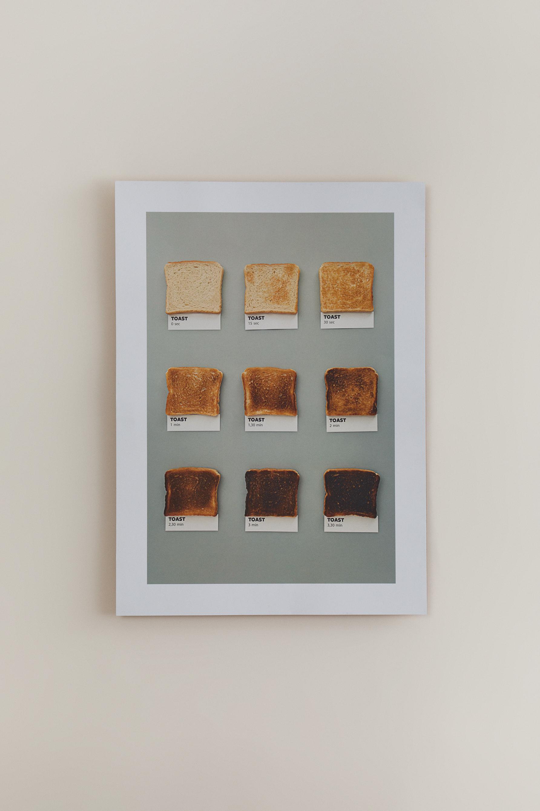 Póster Toast de POSTERY (50 x 70 cm)