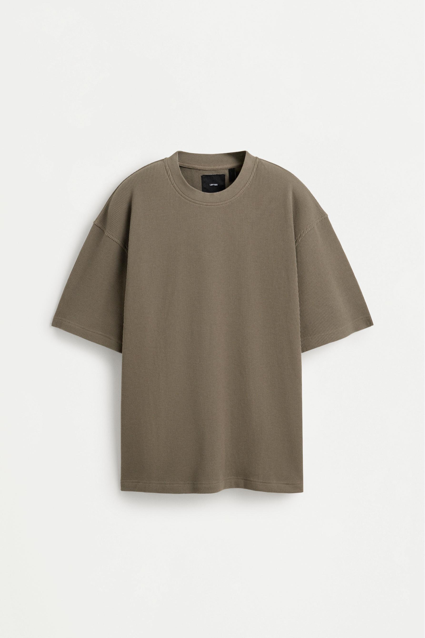 Waffle T-shirt — MEDIUM KHAKI