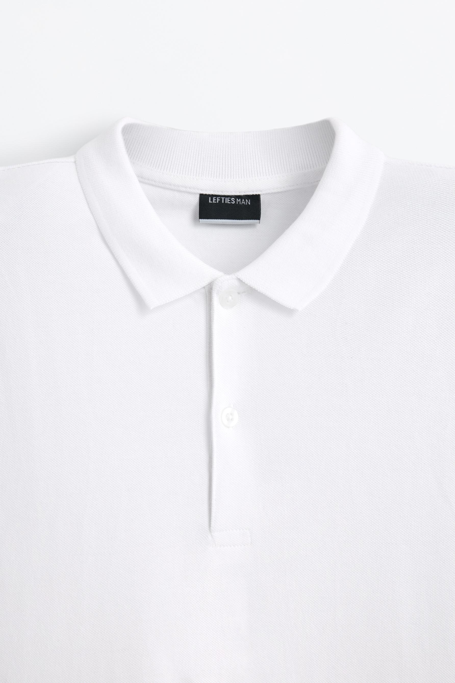 Basic polo shirt — WHITE