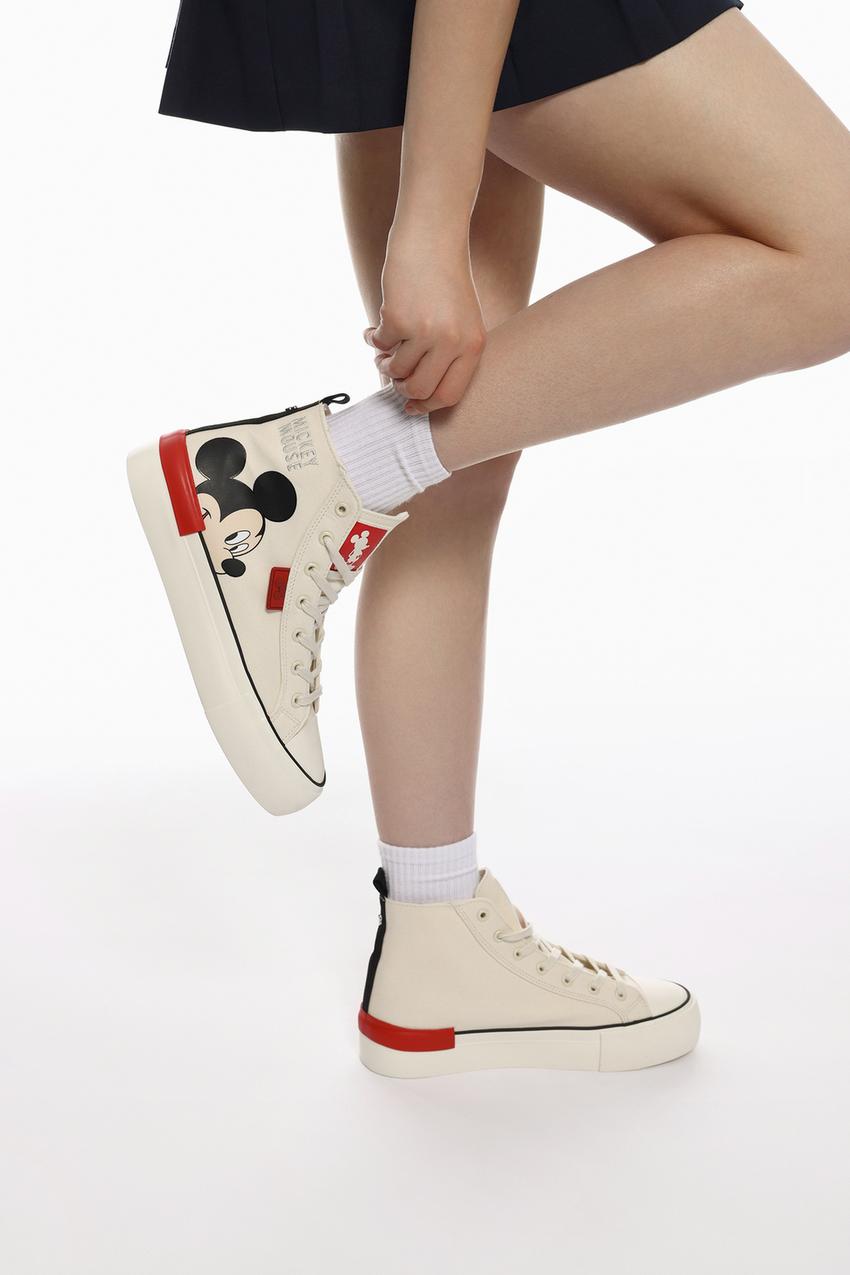 Zapatilla botín Mickey Mouse ©Disney Punto ROPA Mujer