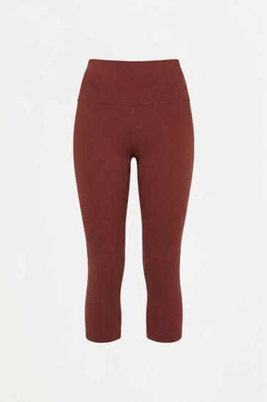 Capri leggings — DARK PINK 6
