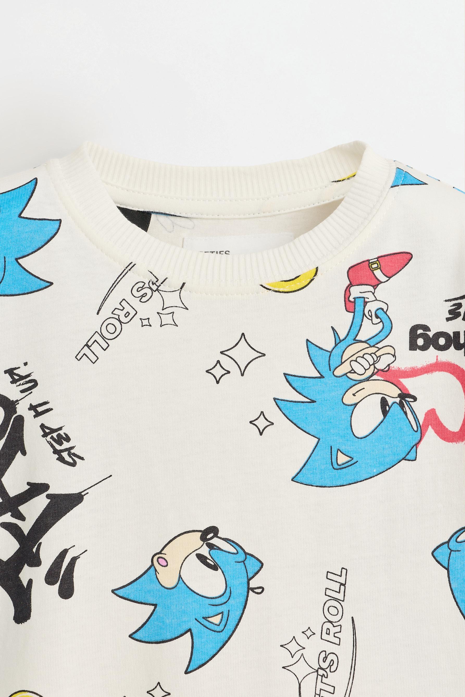 SONIC™ | SEGA Print T-Shirt — WHITE