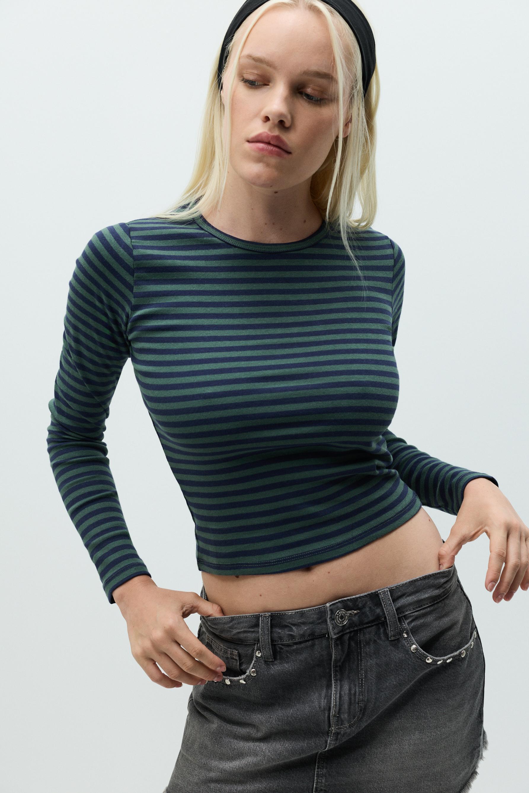 Long sleeve T-shirt — STRIPED
