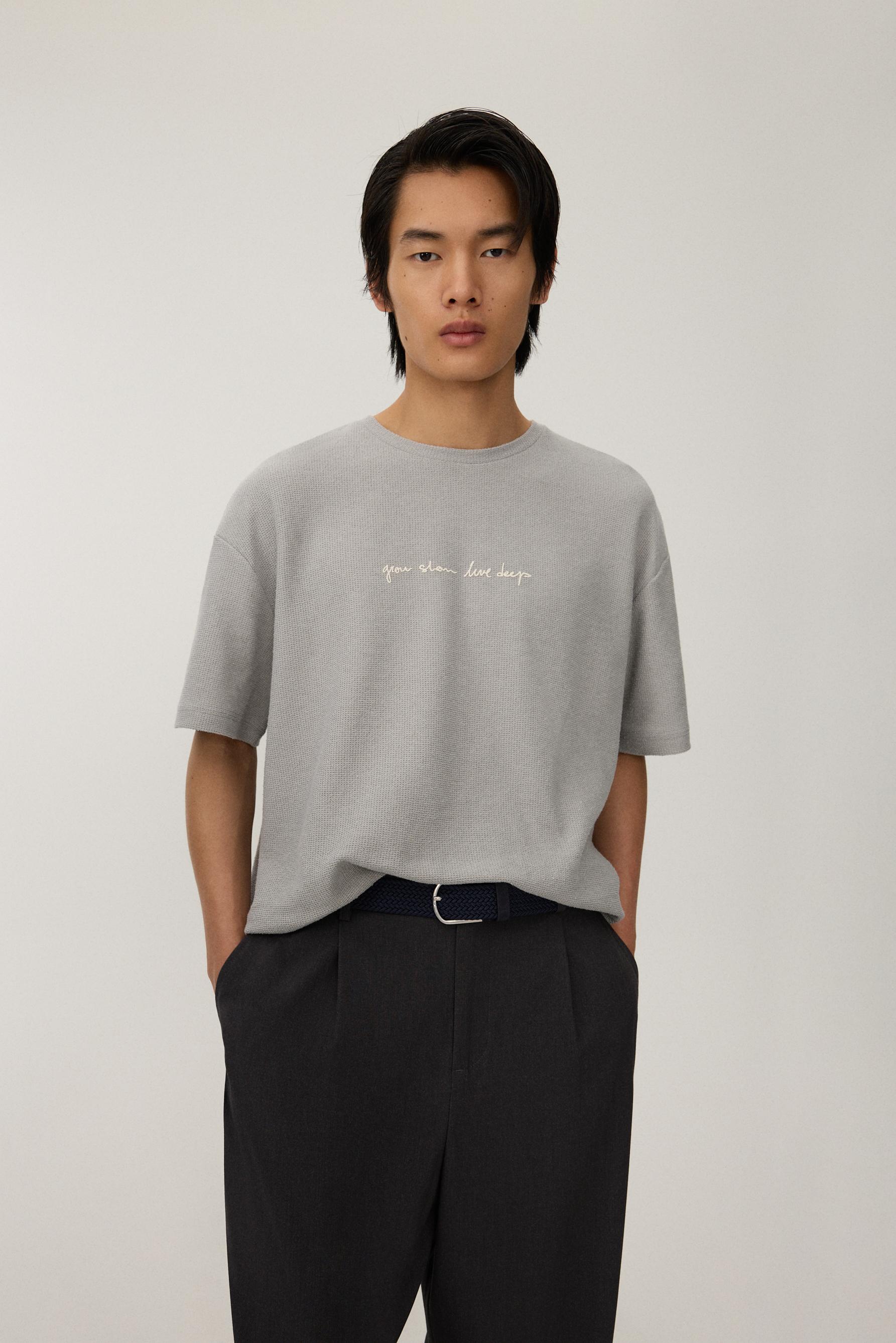 Camiseta textura estampado