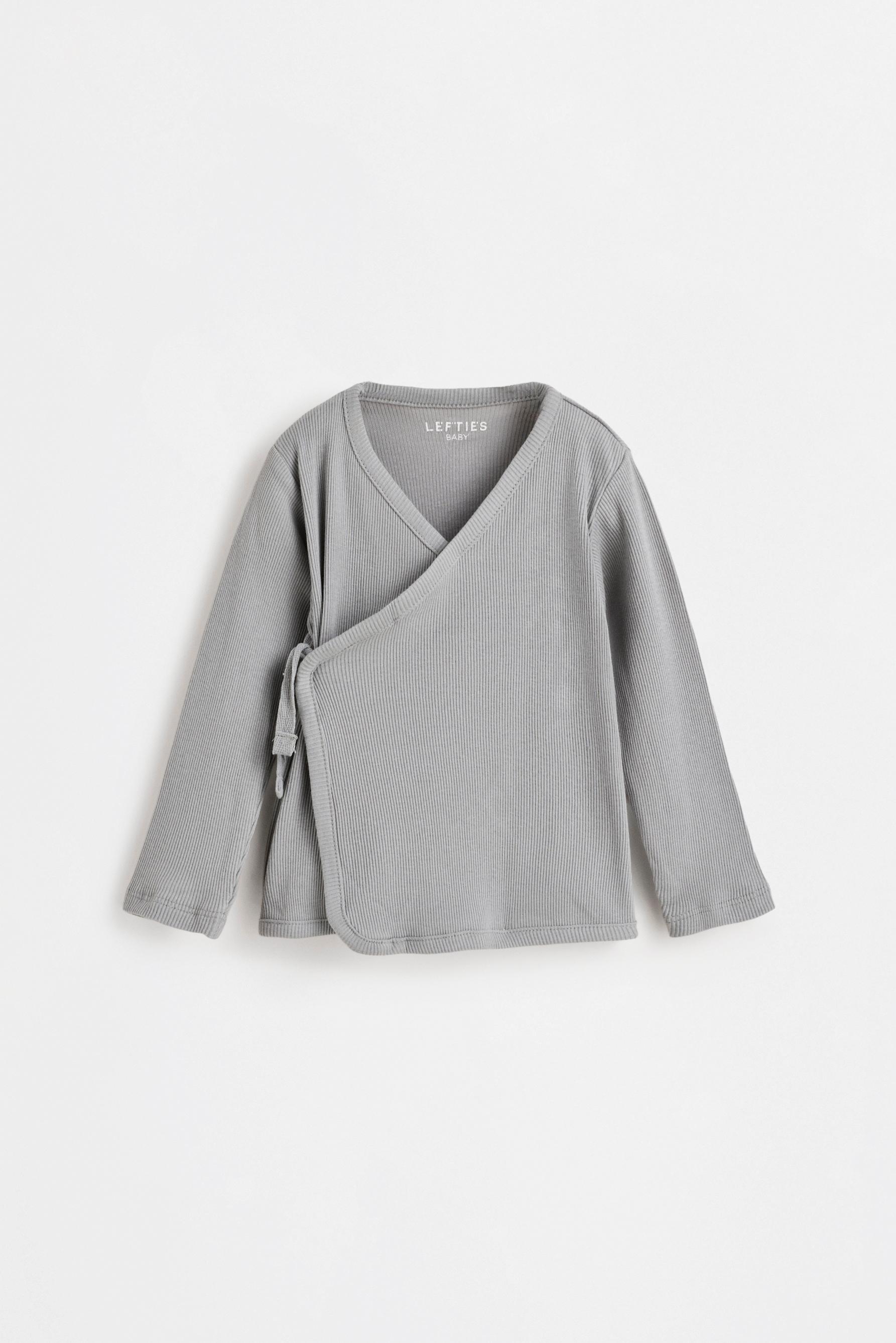 Ribbed T-shirt, footed leggings and hat co-ord — FADED GREEN