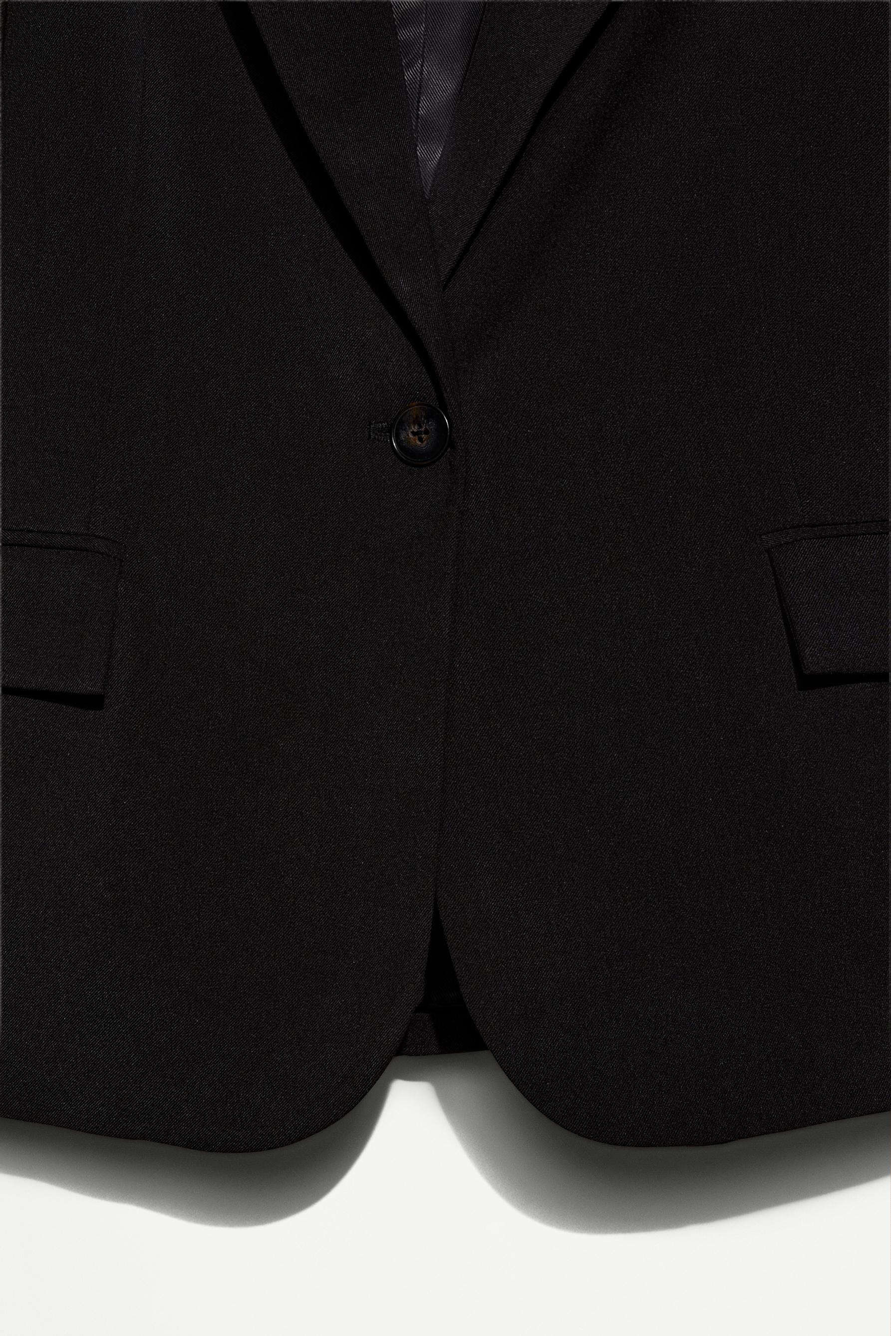 Basic blazer — BLACK