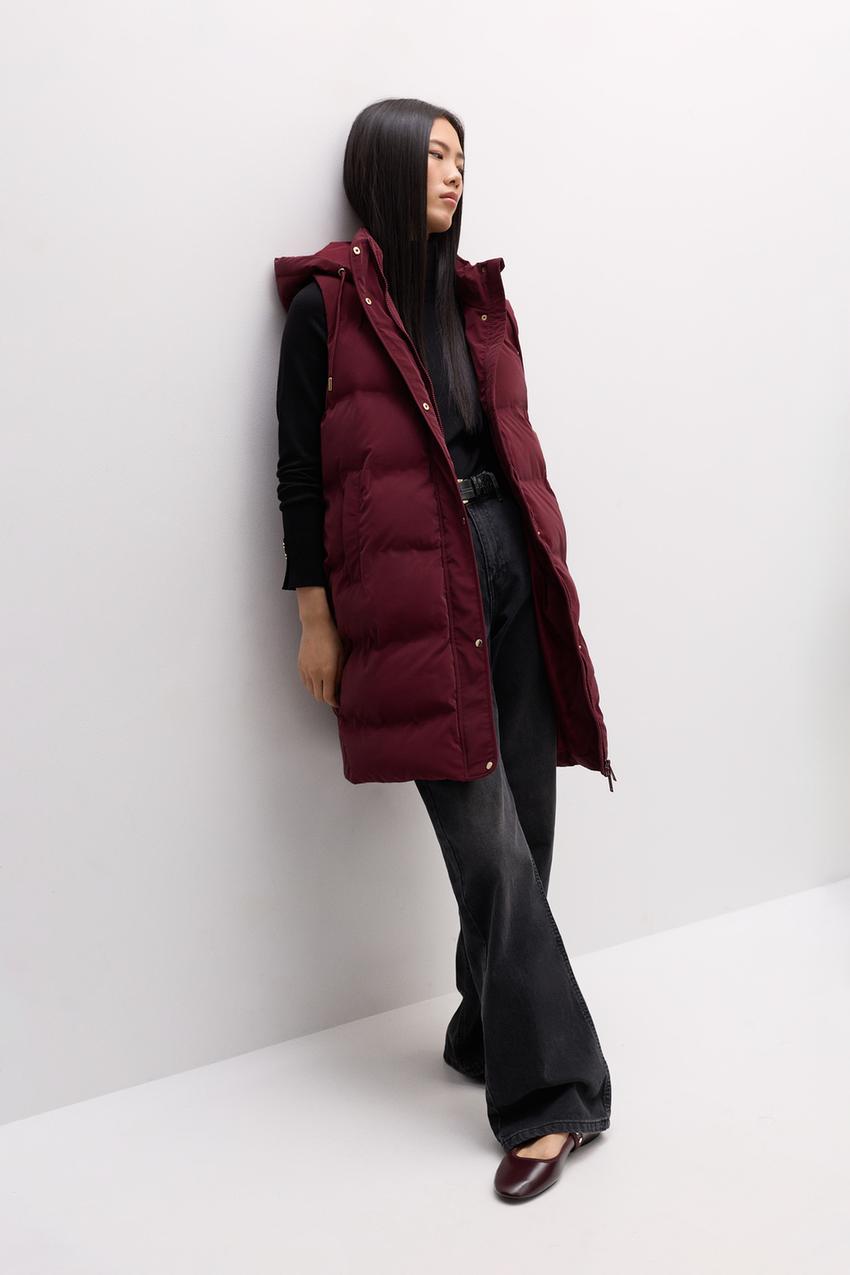 Lefties Chalecos Acolchados Largos De Mujer Lefties Tiene El