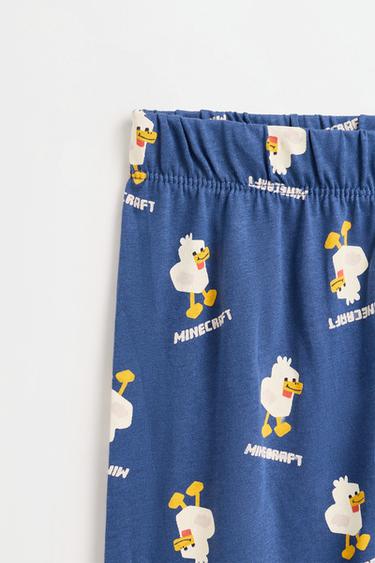 Minecraft long pyjamas with eye mask — BLUE 5