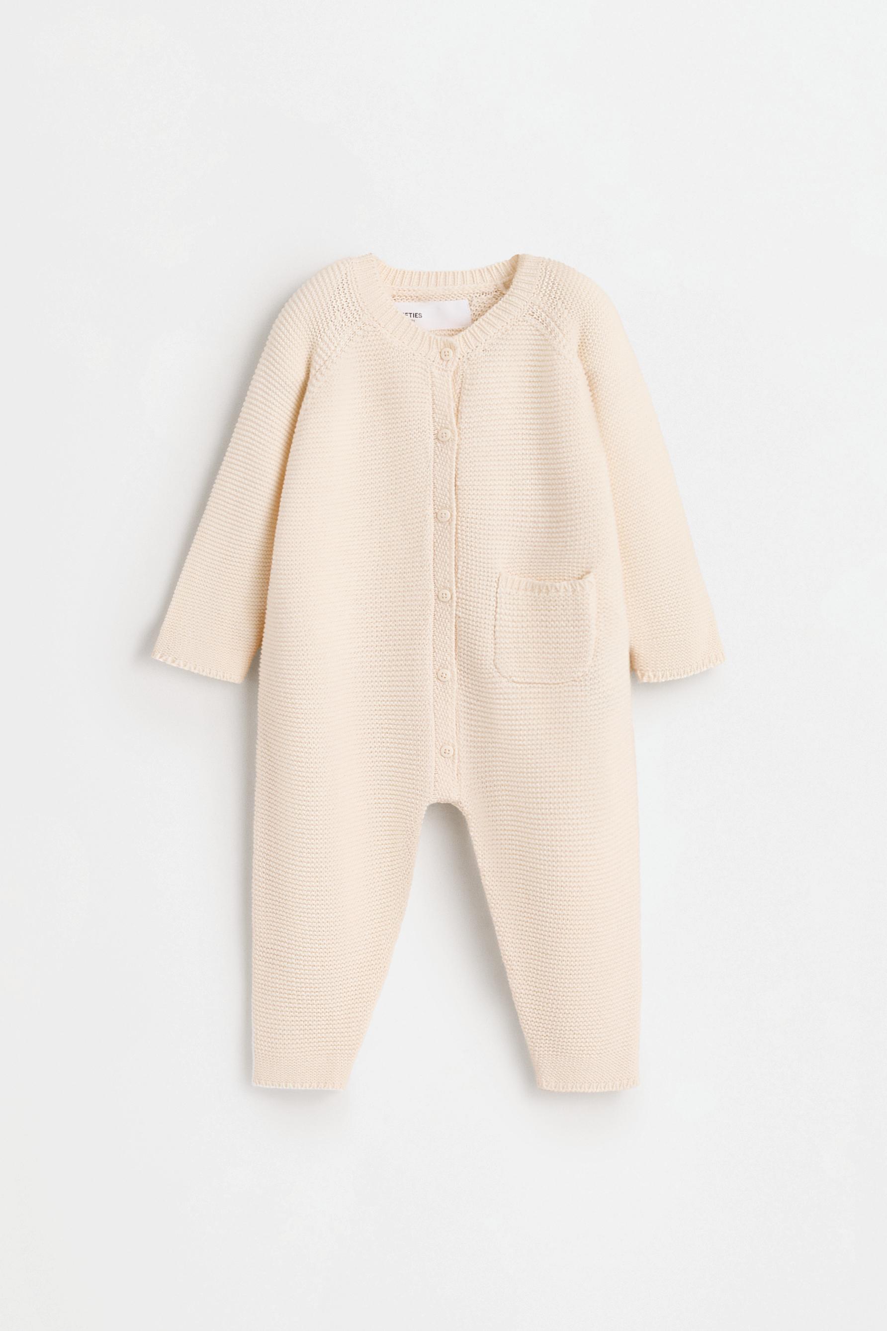 Knit jumpsuit — LIGHT BEIGE