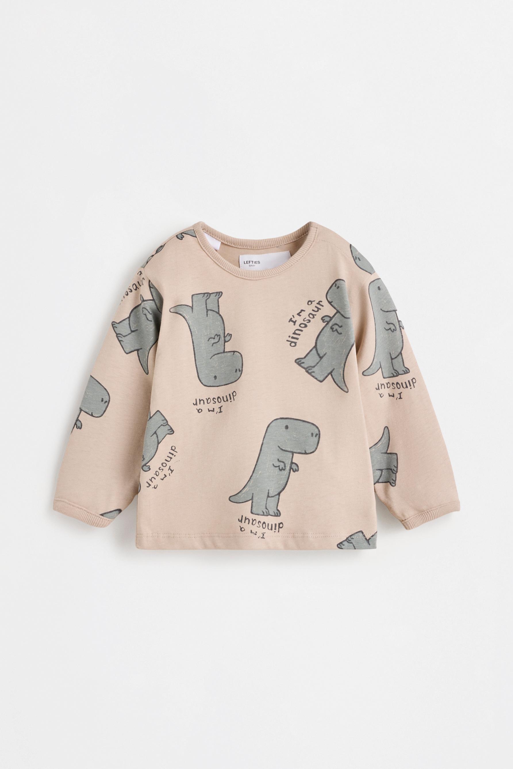 Bear print co-ord — BEIGE