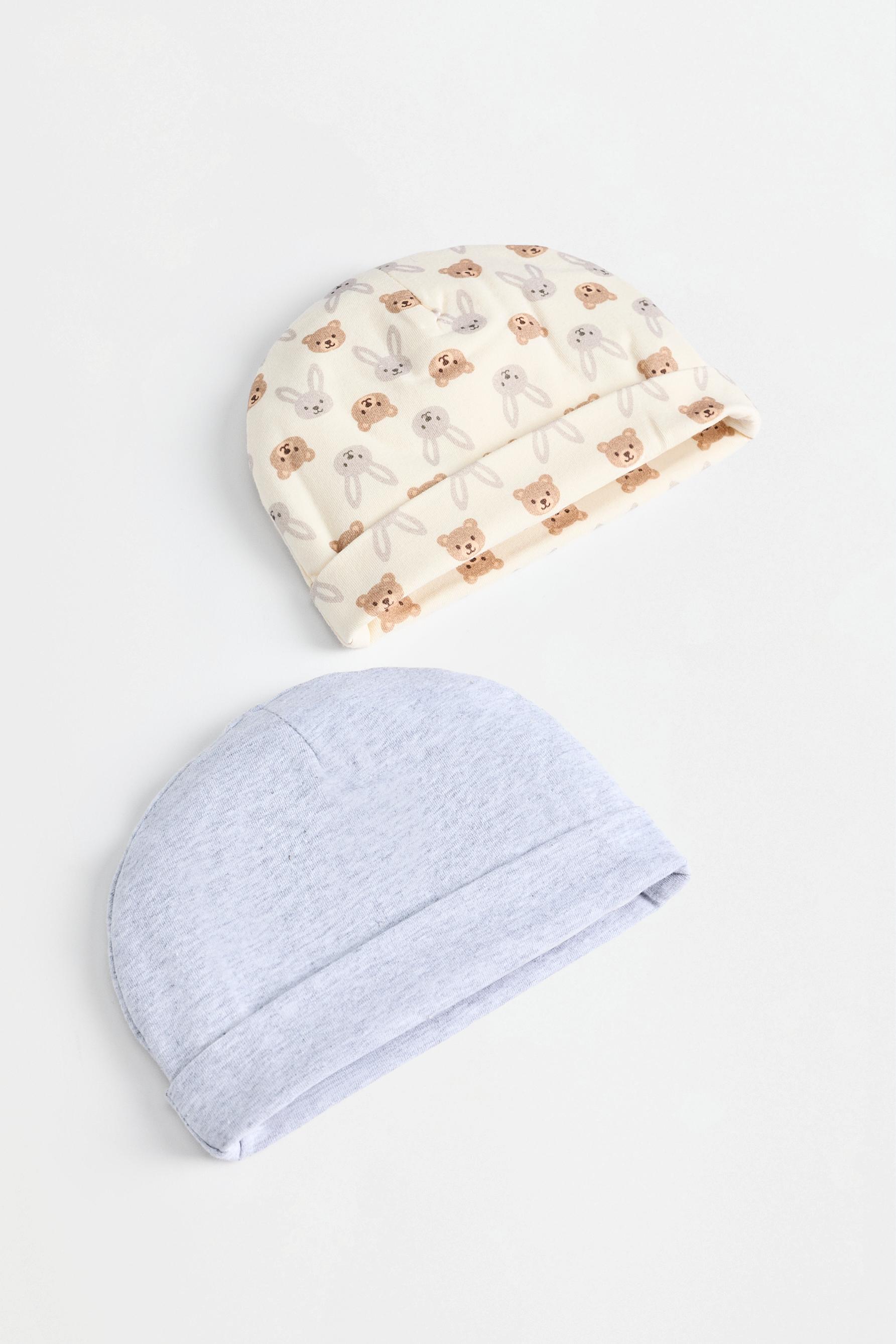 Bear and bunny hats (Pack of 2) — ECRU/BEIGE