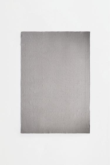 Knit blanket — TAUPE GREY 4