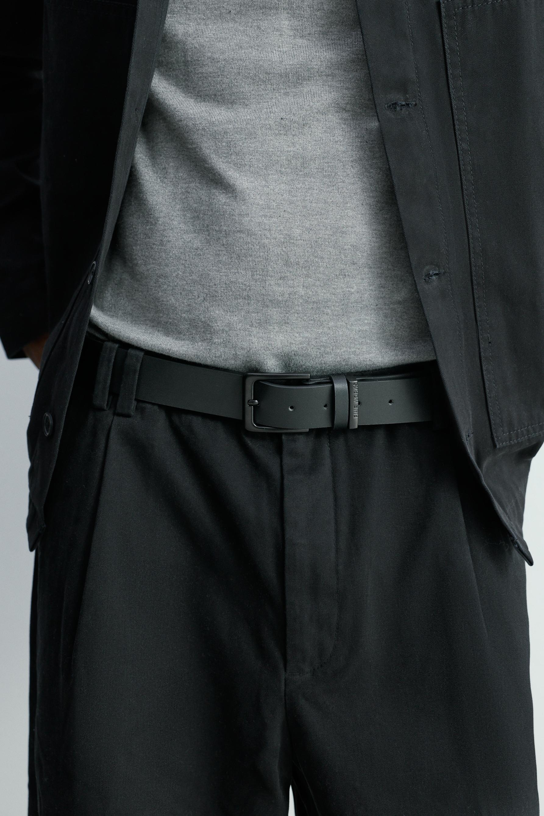 Basic dress belt — BLACK TONE