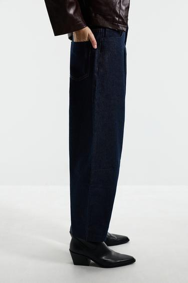 Ankle-length tapered jeans — NAVY 4