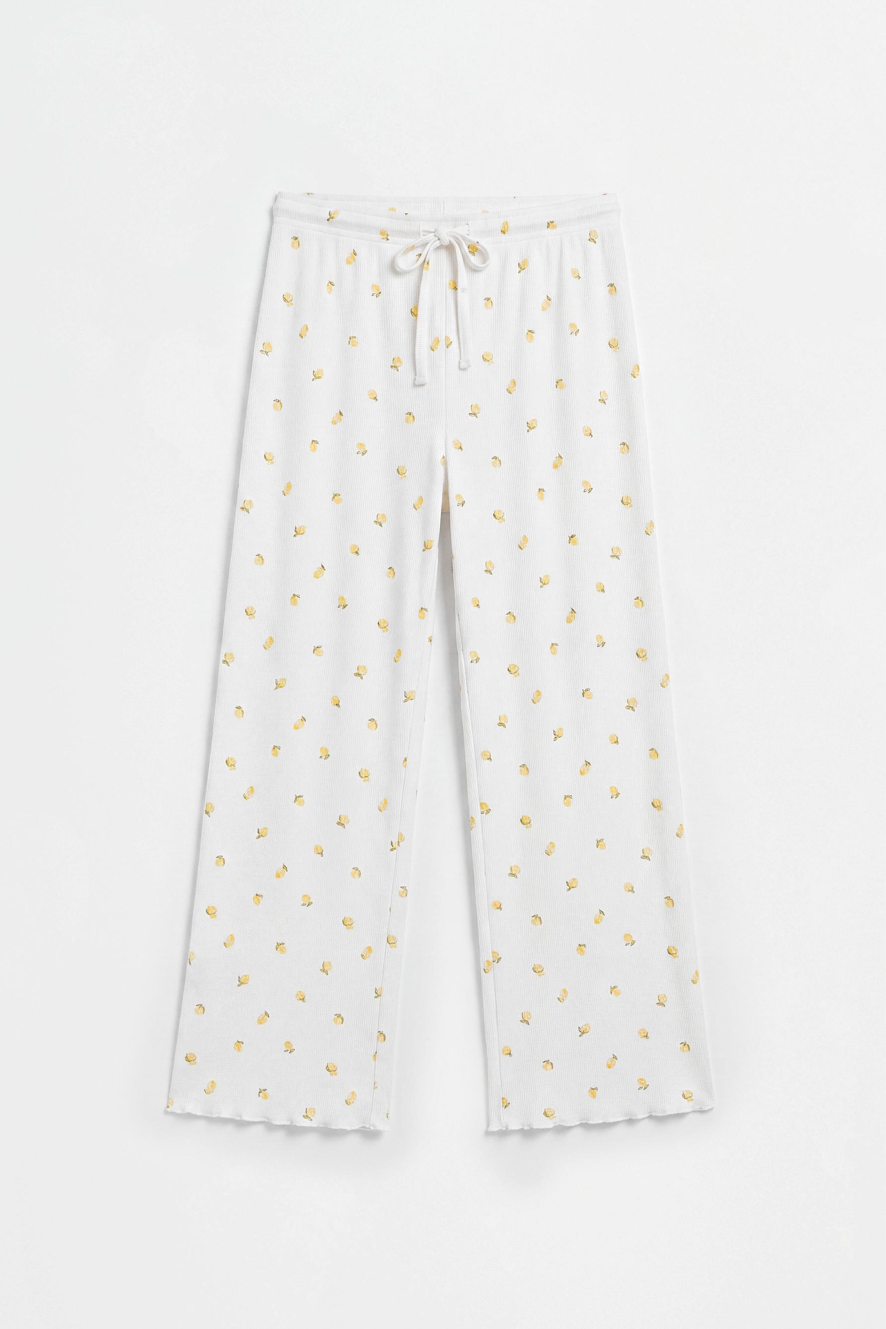 Printed pyjamas — PASTEL YELLOW
