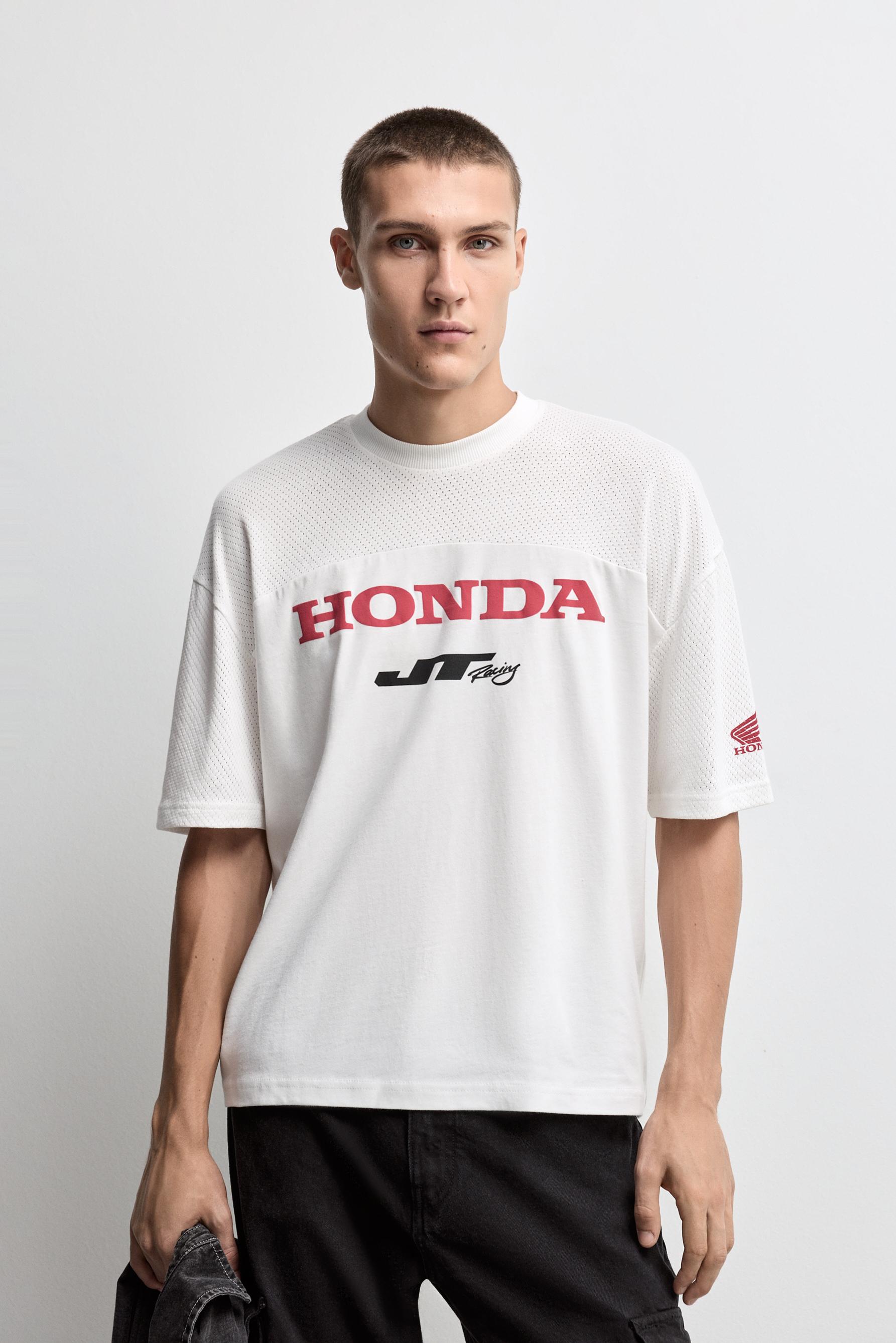 Honda mesh T-shirt — OFF WHITE