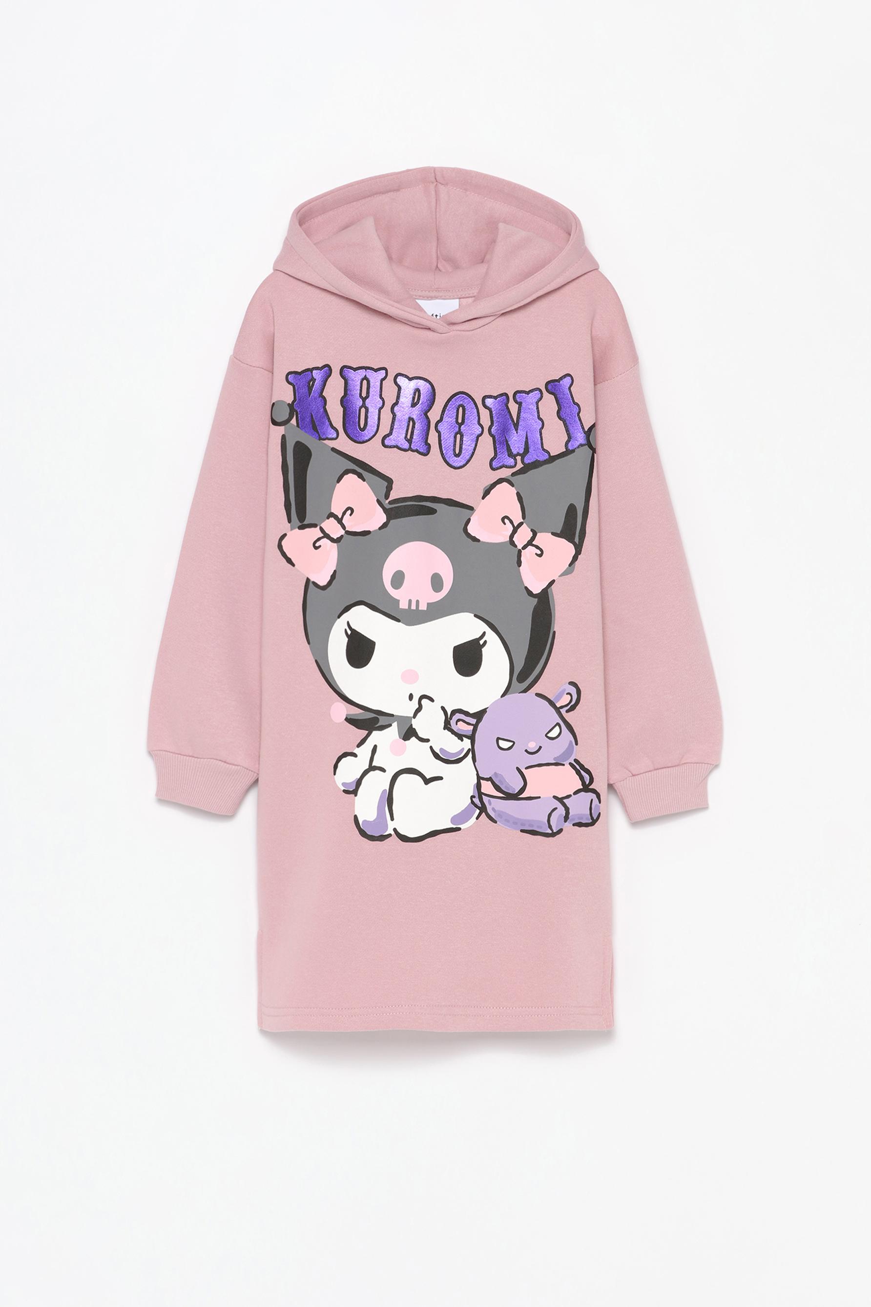 Long kuromi hello kitty sanrio hoodie licensed merch clothing
