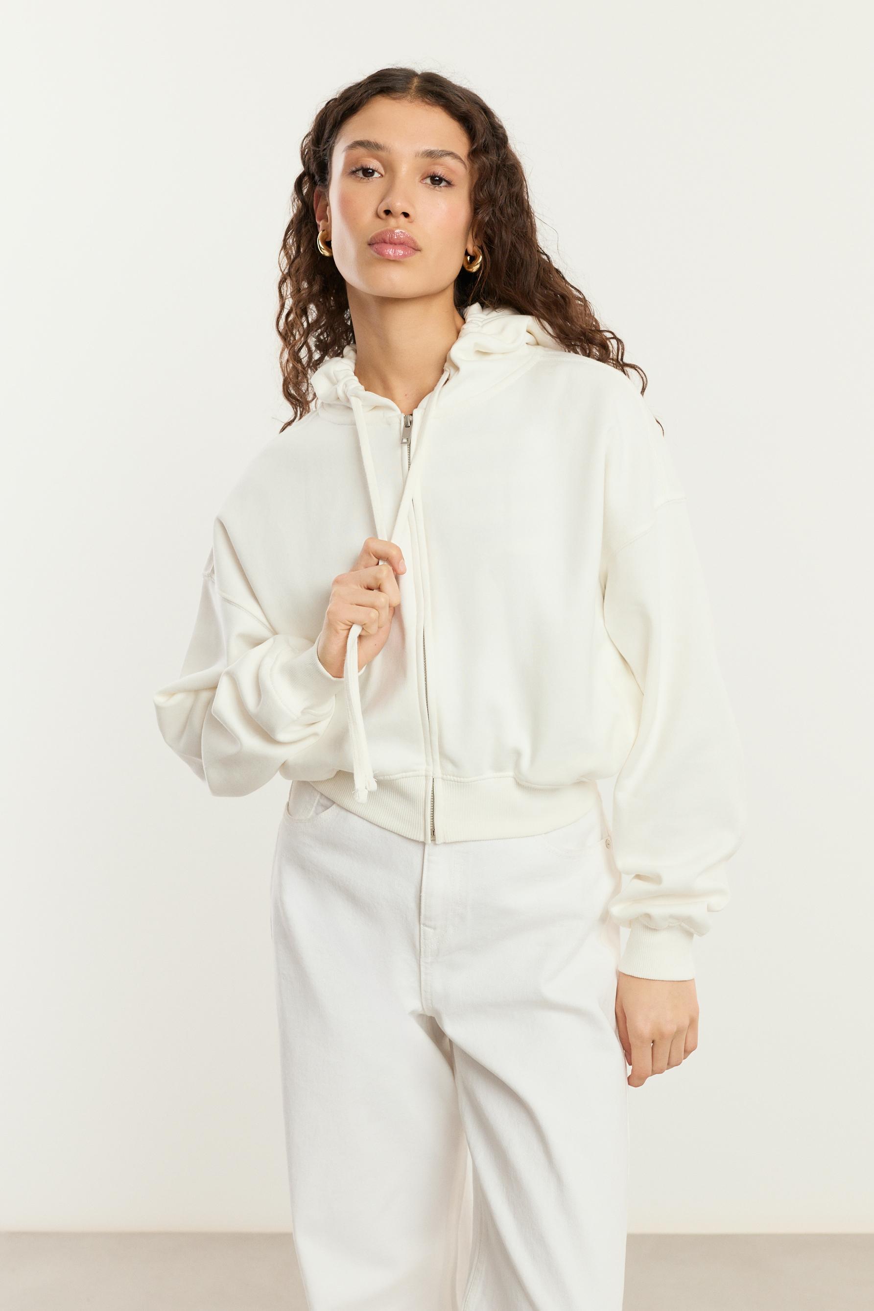 Sudadera cremallera capucha